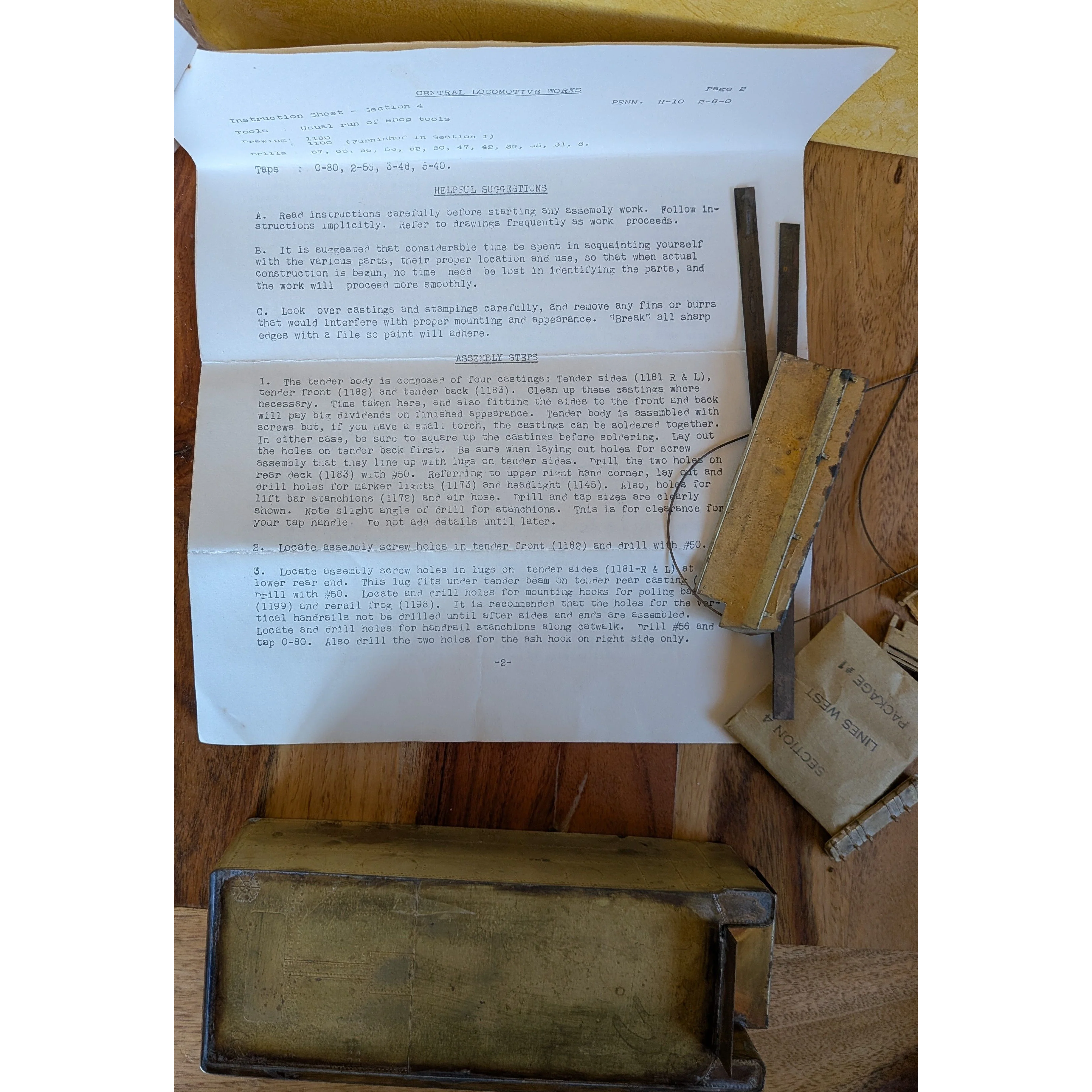 Pennsyvania H-10 tender kit — photo 3