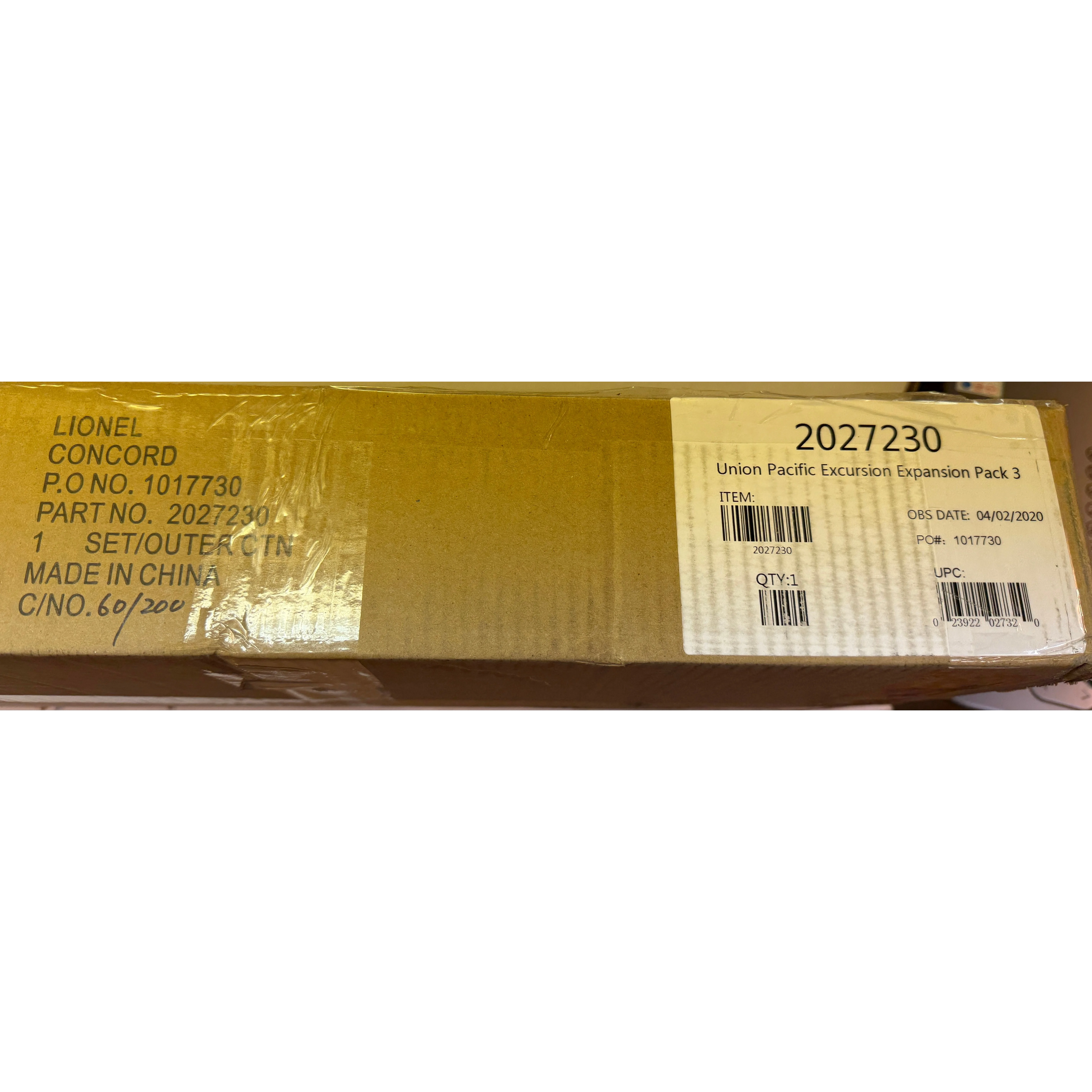 Lionel 2027230 21” UP Excursion 2-Pack #3 — photo 12