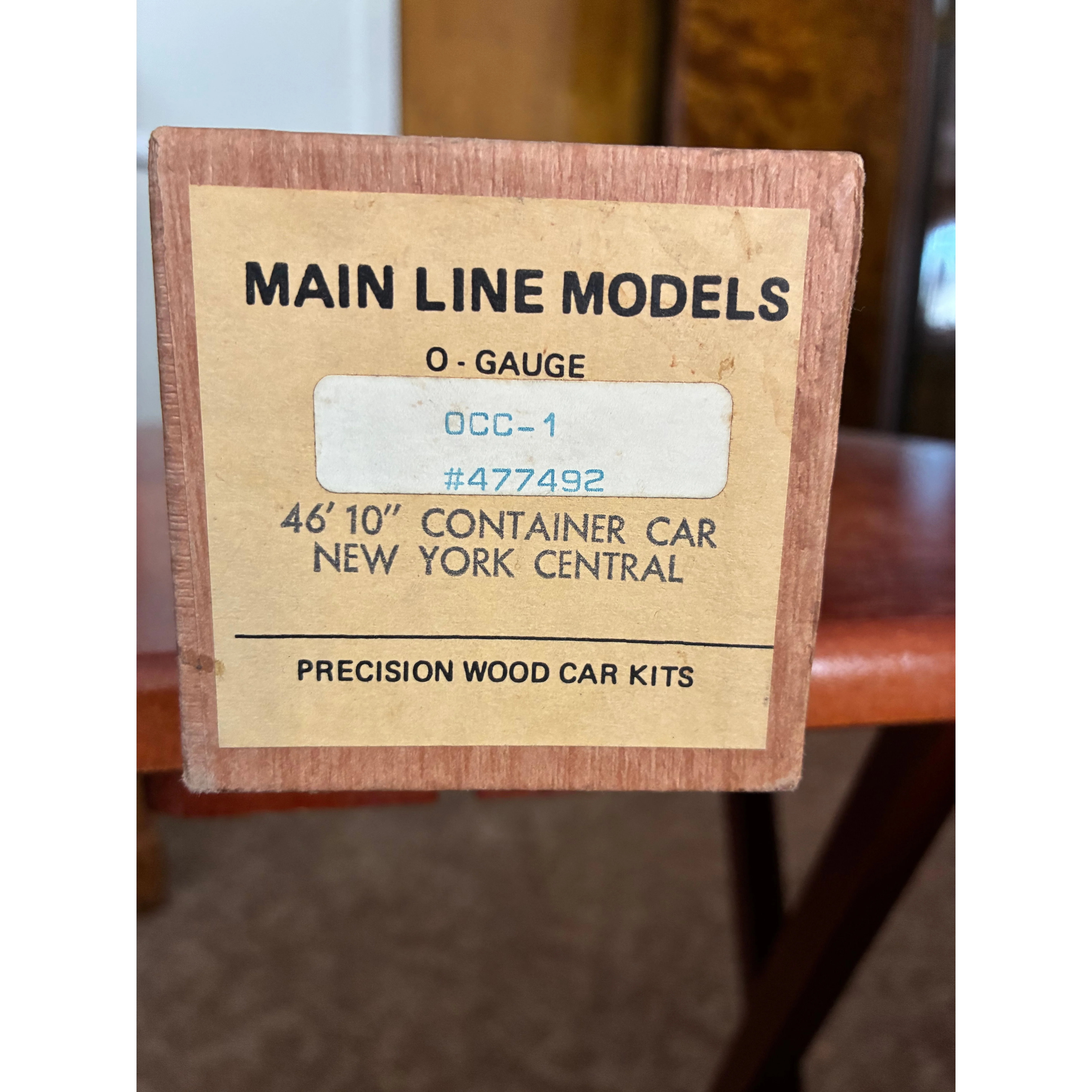 Main Line Models 40' Container car NYC kit