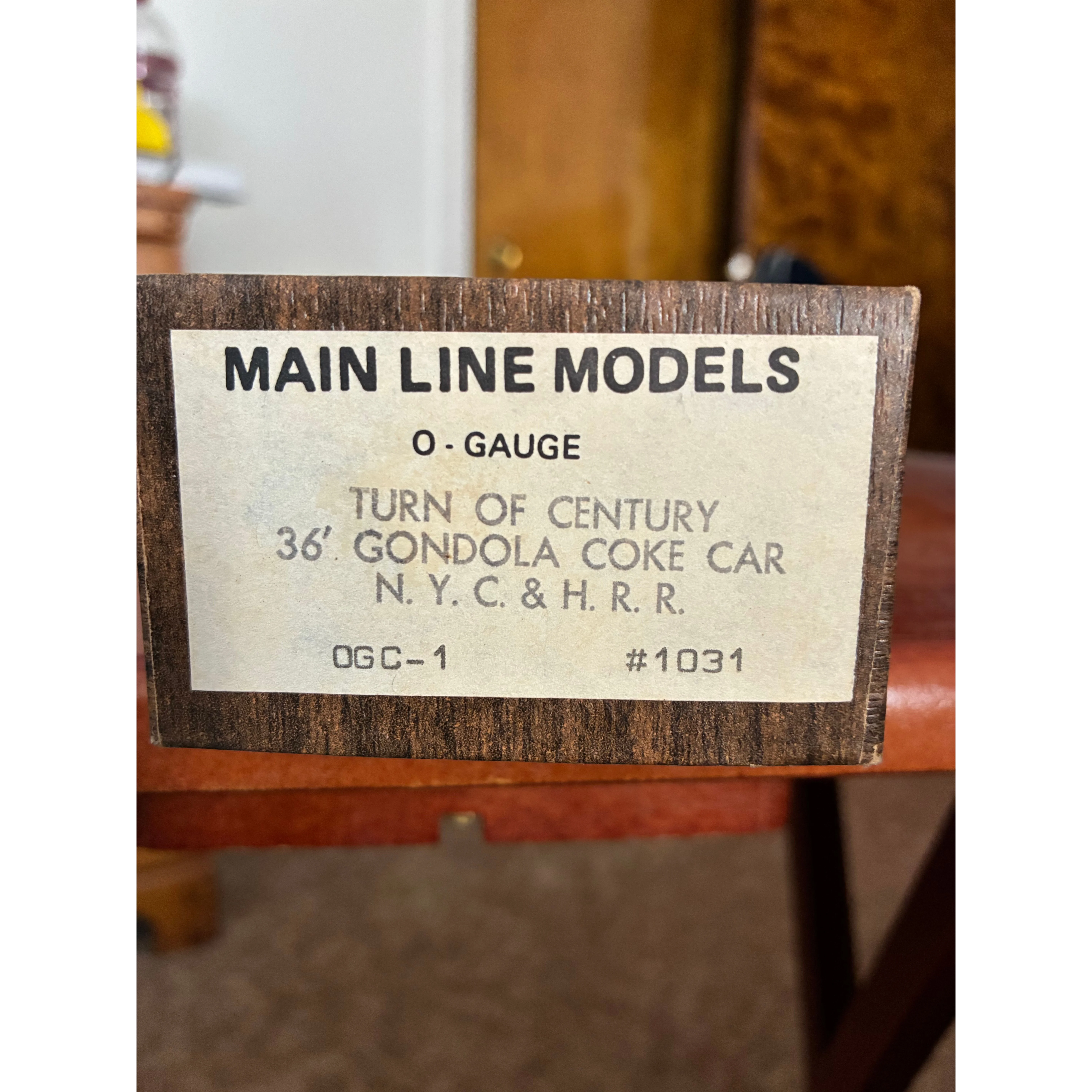 Main Line Models Turn Of The Century 36'Gondola coke car