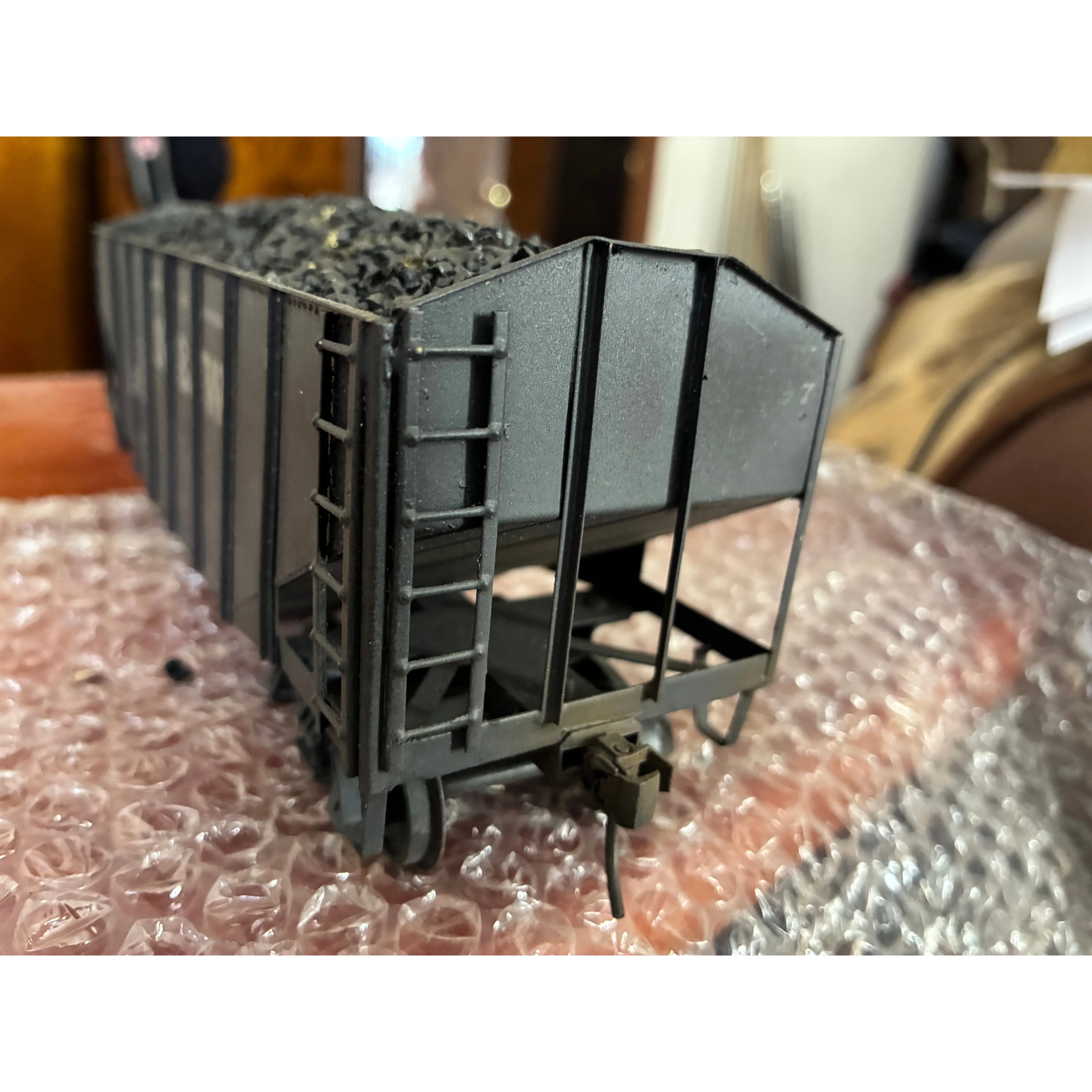 Hopper car with coal load — photo 2