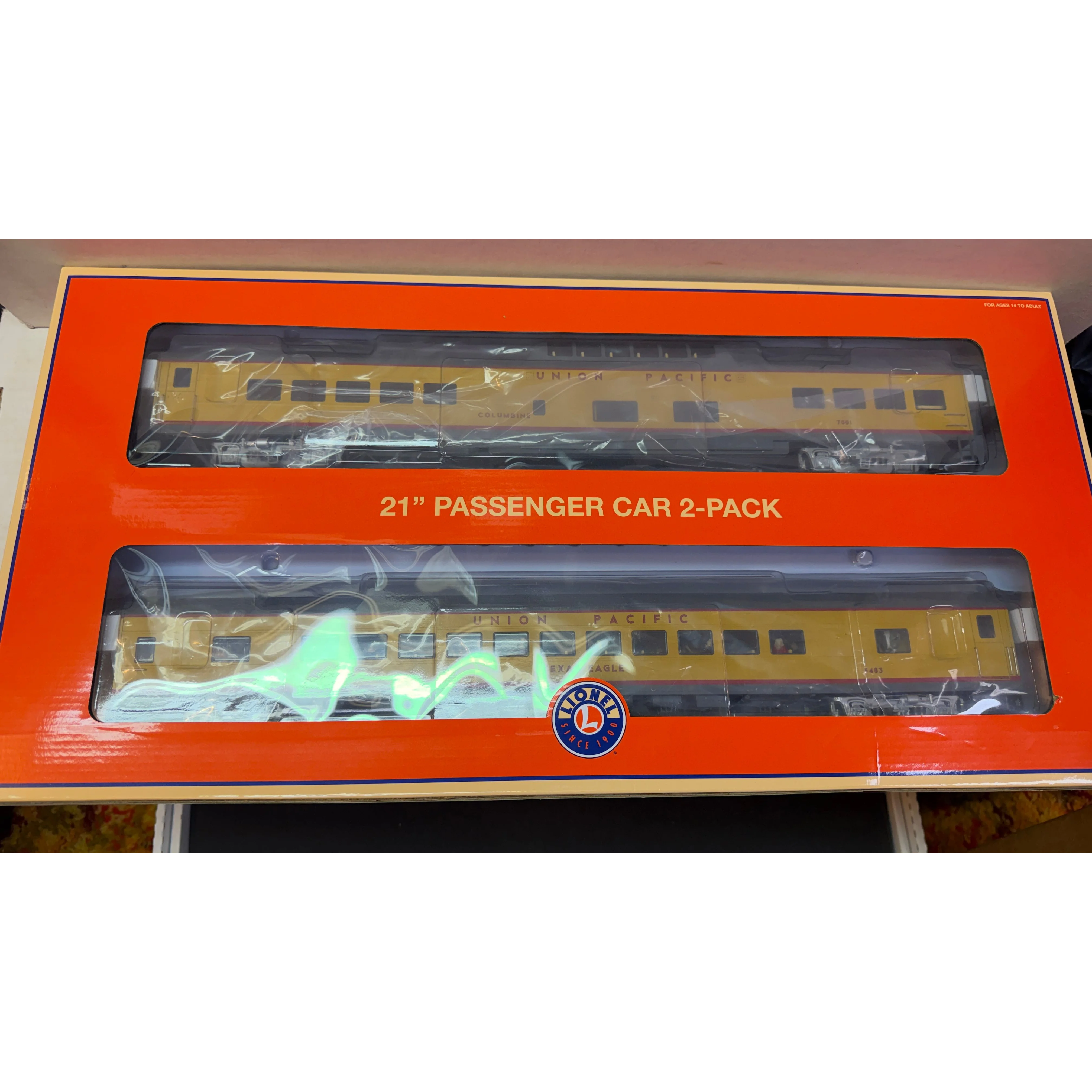 Lionel 1927050 Union Pacific 21" Excursion Pack #2