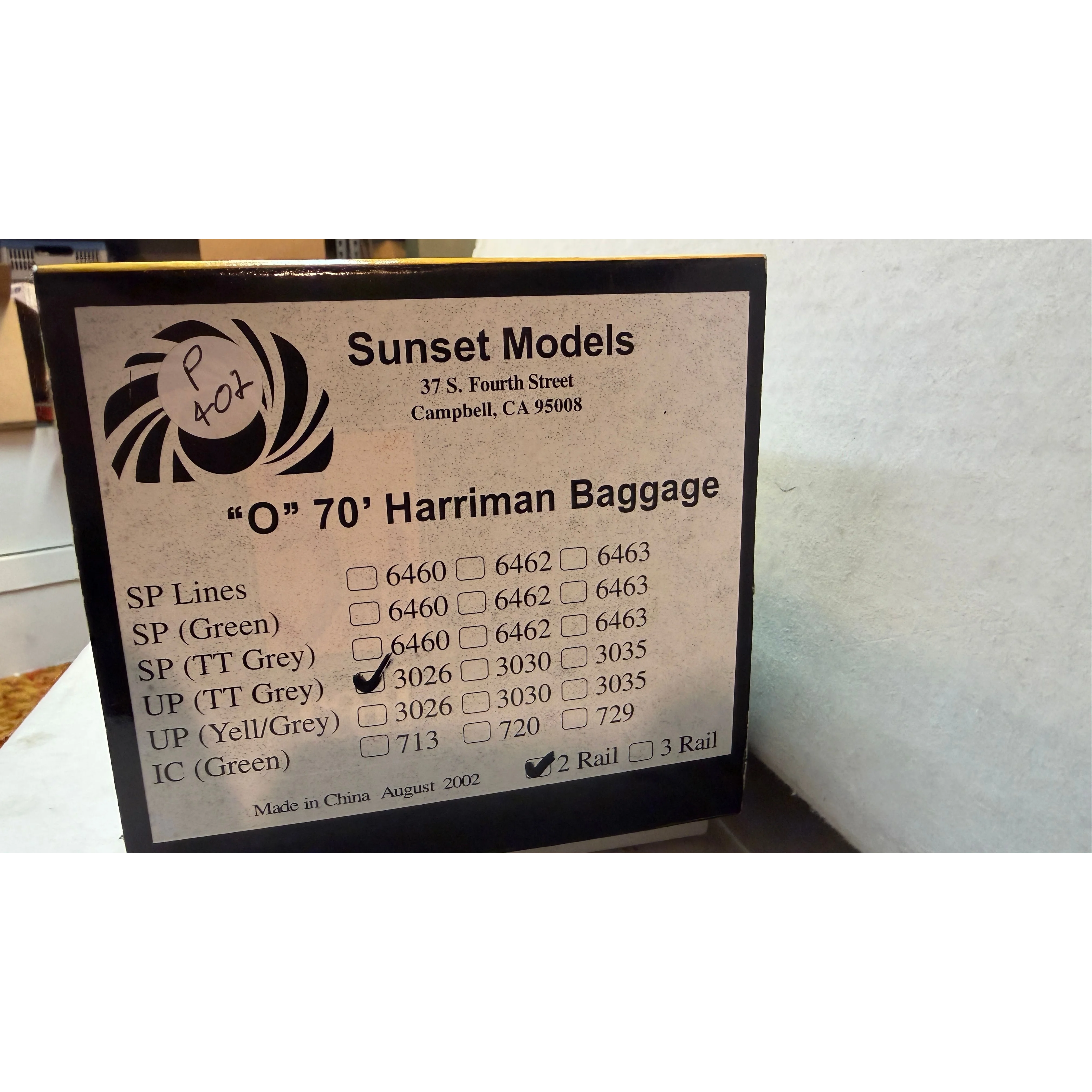 3rd Rail Brass Union Pacific TTG Harriman Baggage (2 Rail) — photo 7