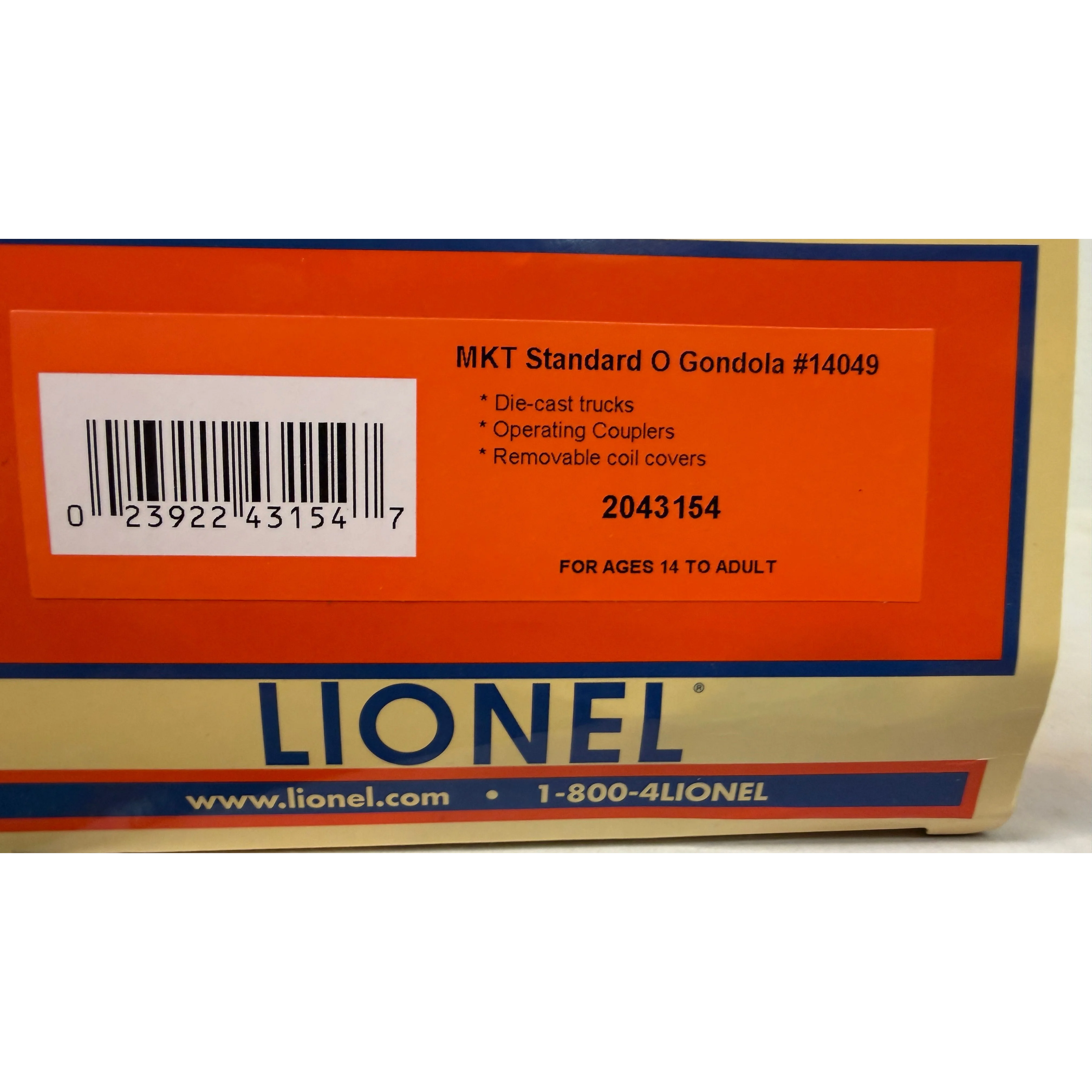 Lionel 2043154 MKT Standard O Gondola #14049 — photo 3