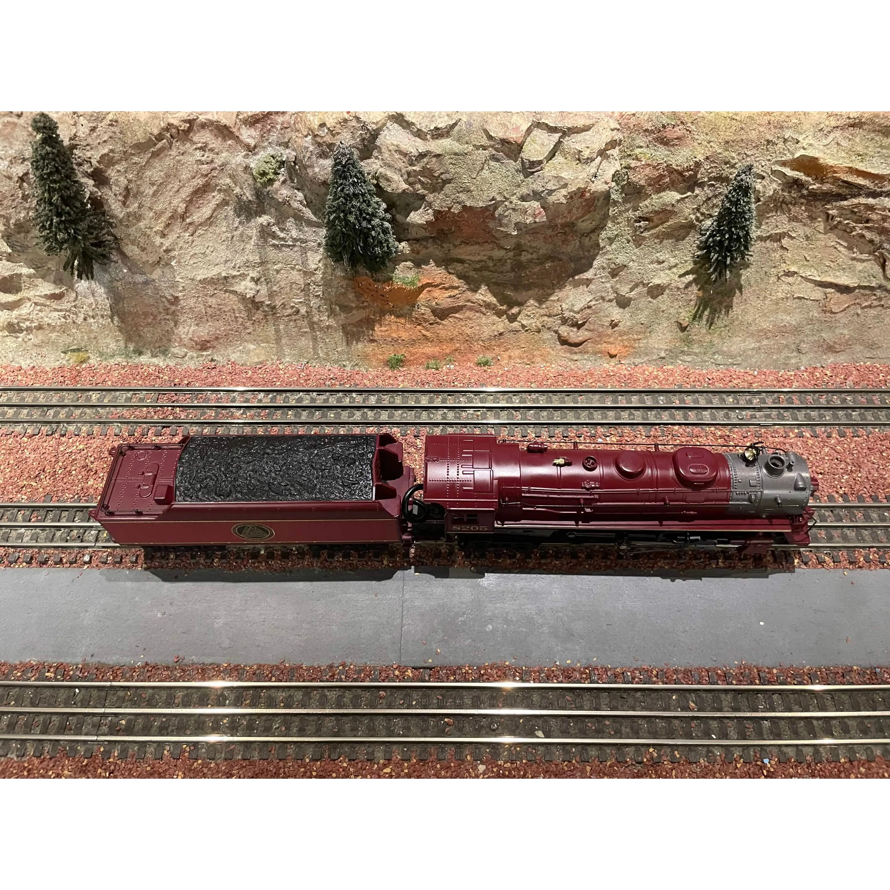 MTH Railking Chicago and Alton Hudson PS2 with BCR and 4 K-Line 15' Passenger Cars — photo 4