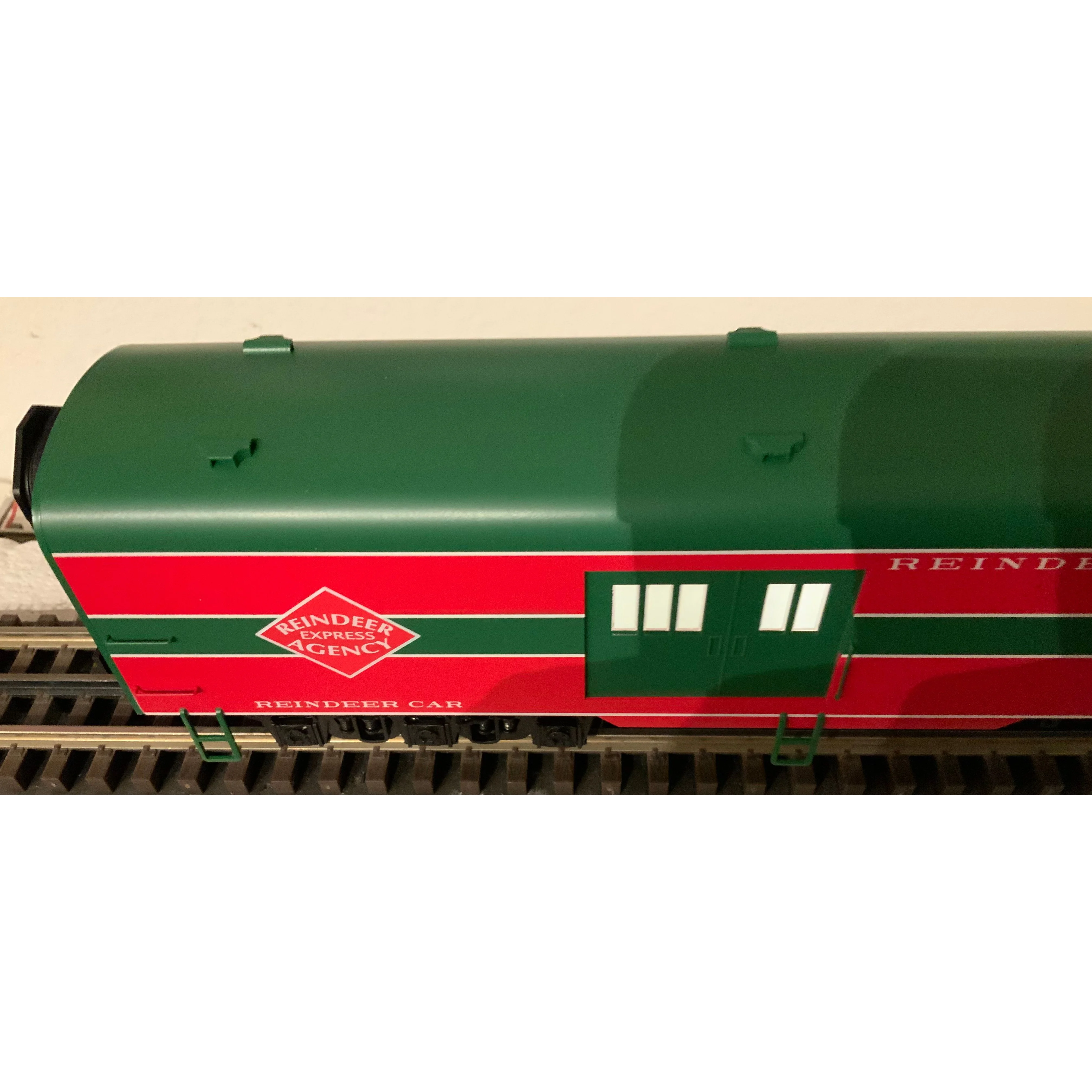 LIONEL VISIONLINE NORTH POLE CENTRAL REINDEER CAR #2523 O GAUGE 2227580 TESTED — photo 5