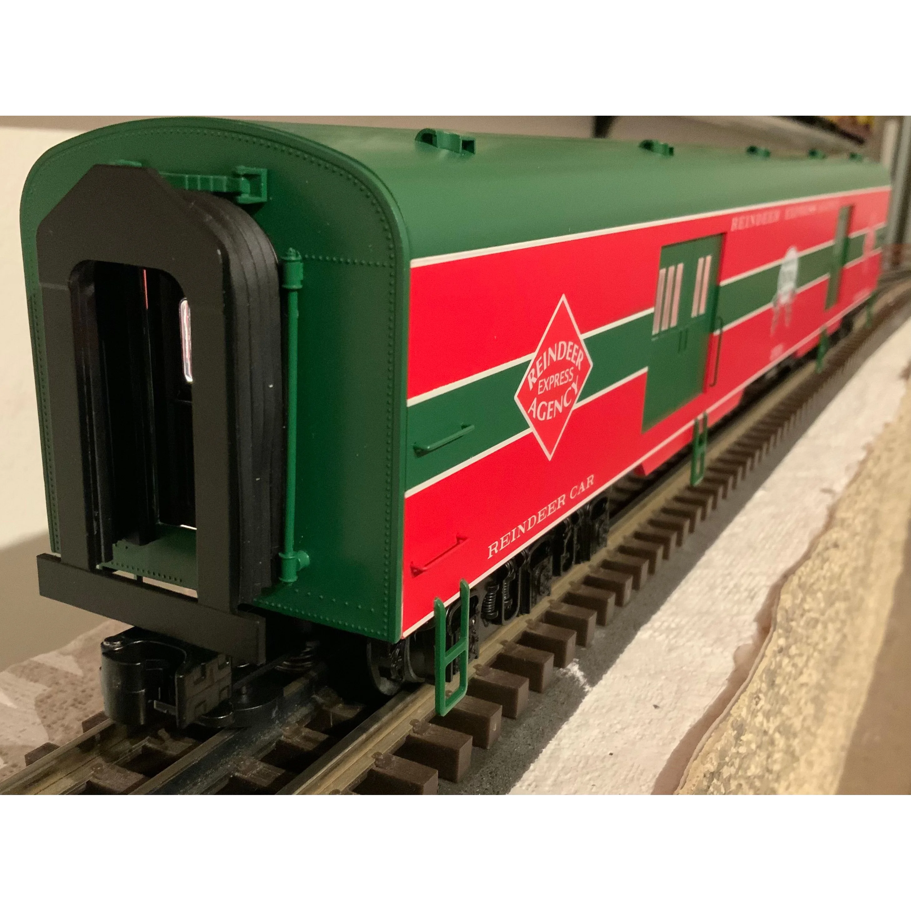 LIONEL VISIONLINE NORTH POLE CENTRAL REINDEER CAR #2523 O GAUGE 2227580 TESTED — photo 6
