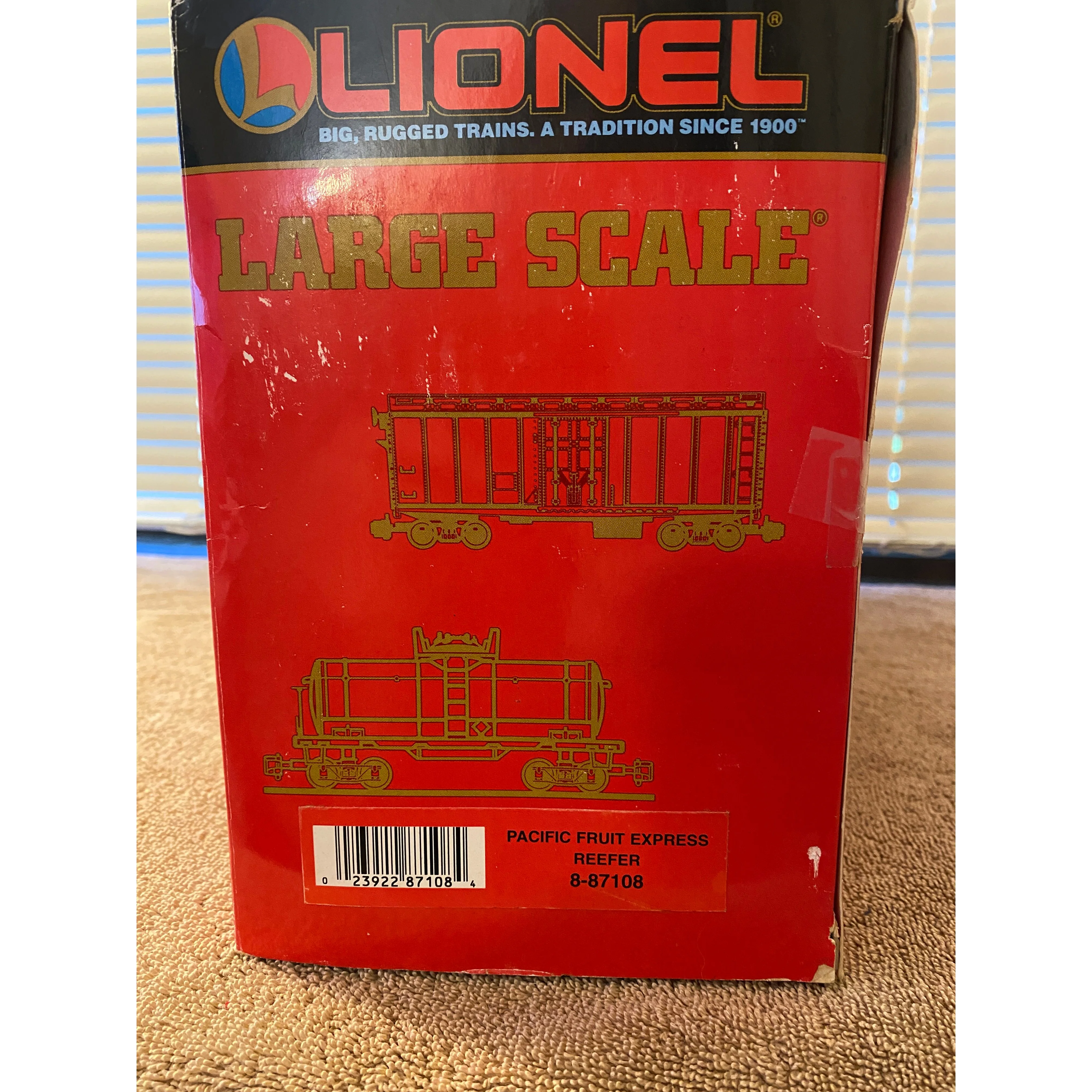 Lionel G Scale Pacific Fruit Express Car 8-787108 NOS New Old Stock — photo 2