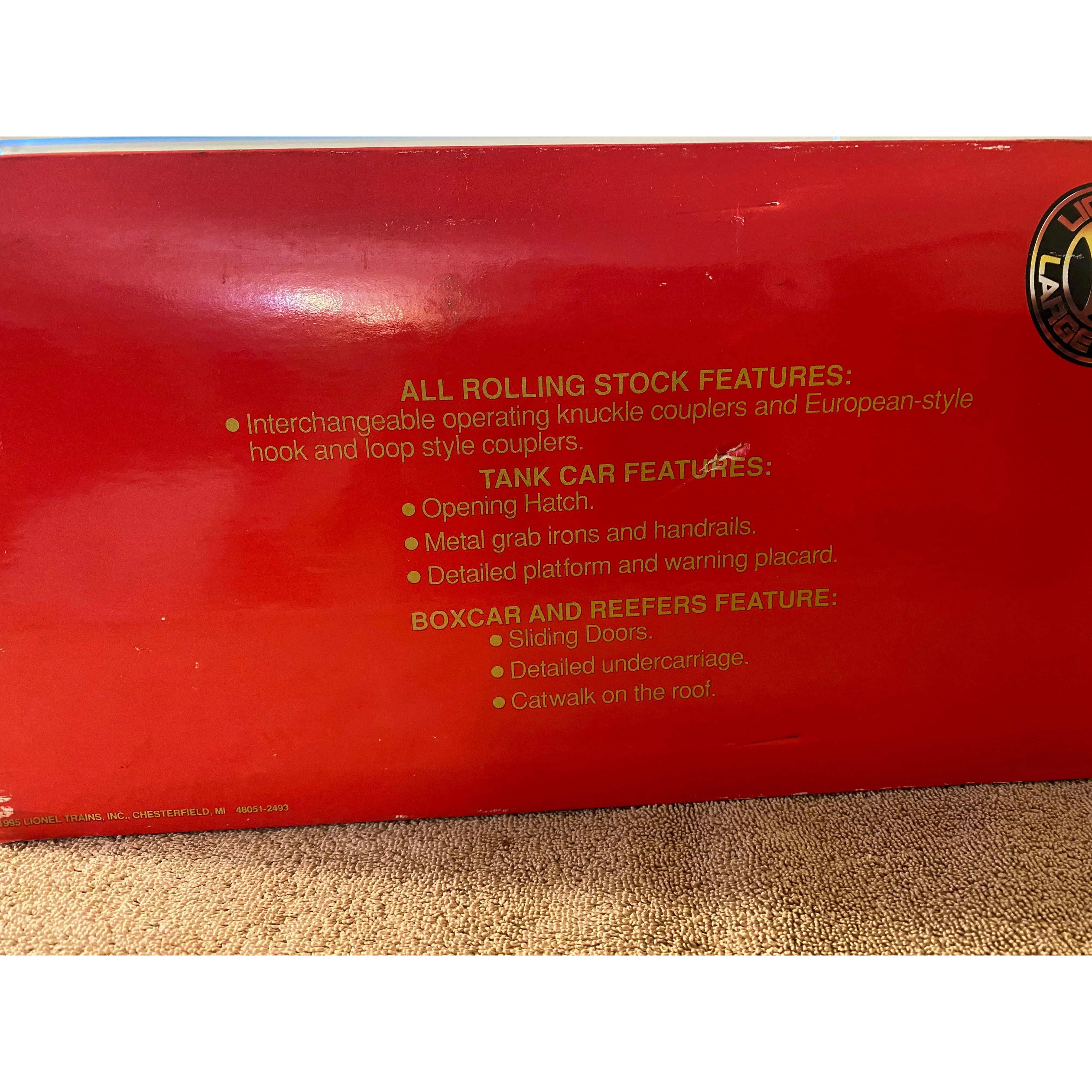 Lionel G Scale Pacific Fruit Express Car 8-787108 like brand new condition — photo 3