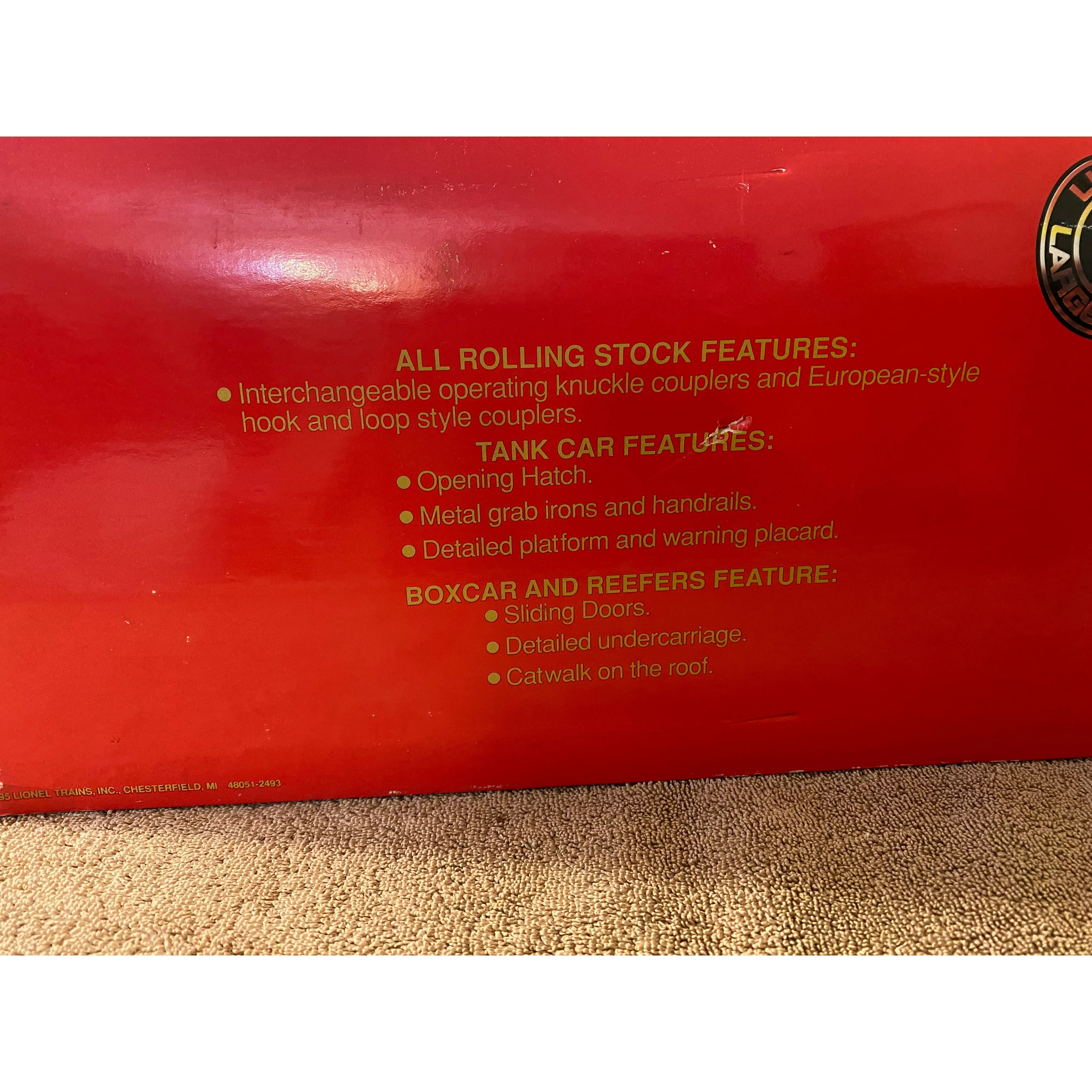 Lionel G Scale Pacific Fruit Express Car 8-787108 NOS New Old Stock — photo 4