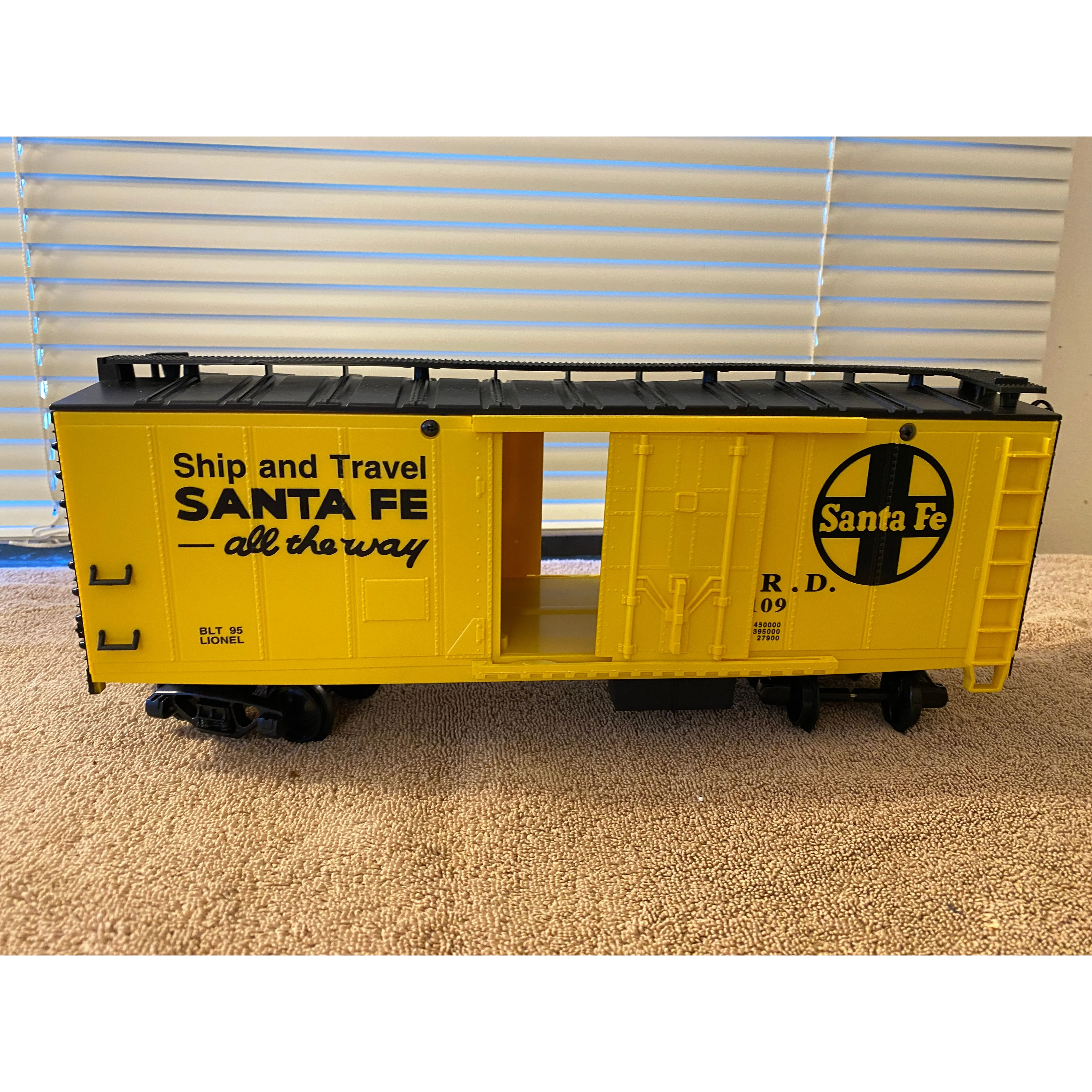 Lionel G Scale Santa Fe Reefer 8-87109 NOS — photo 11