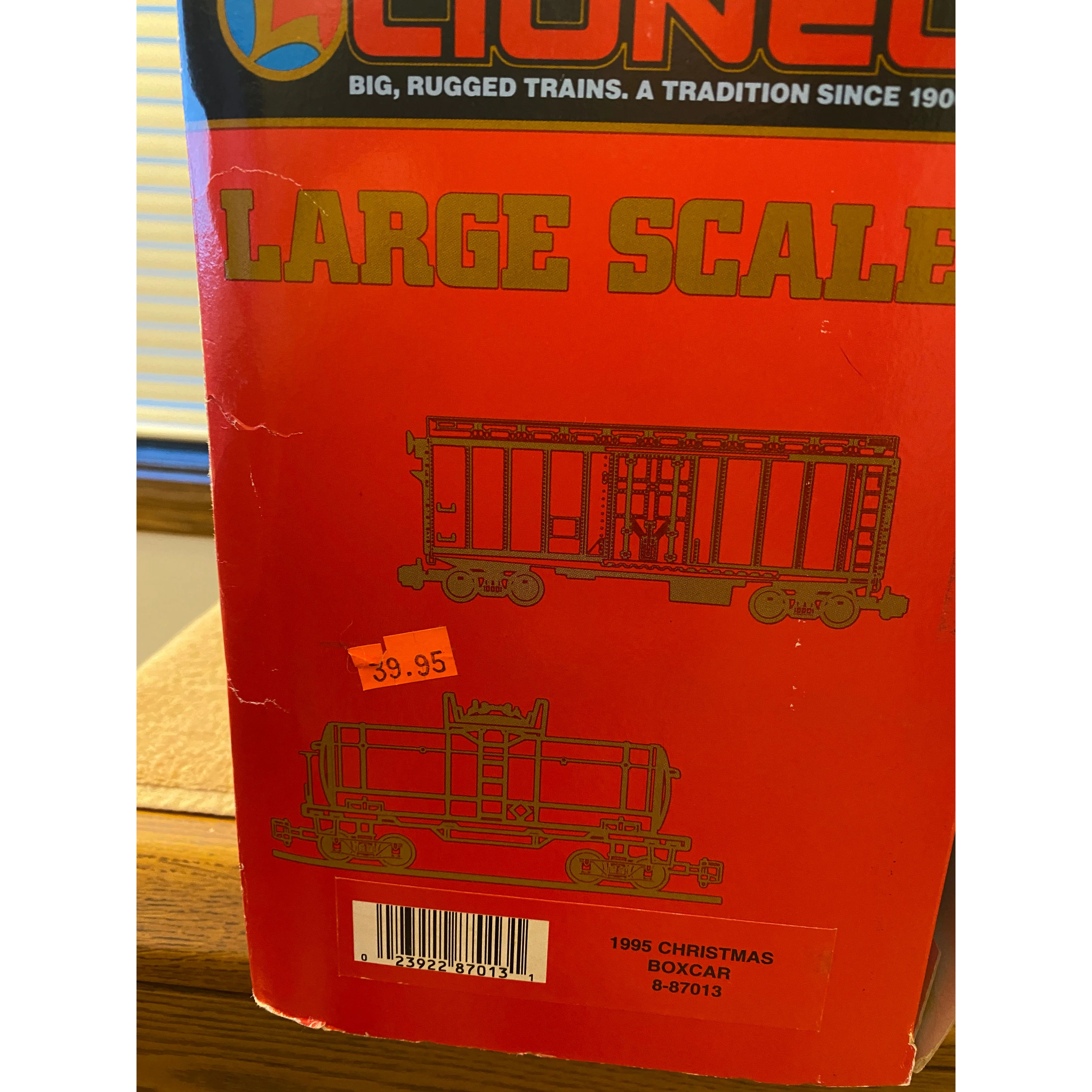 Lionel G Scale 1995 Christmas Boxcara 8-87013 — photo 2