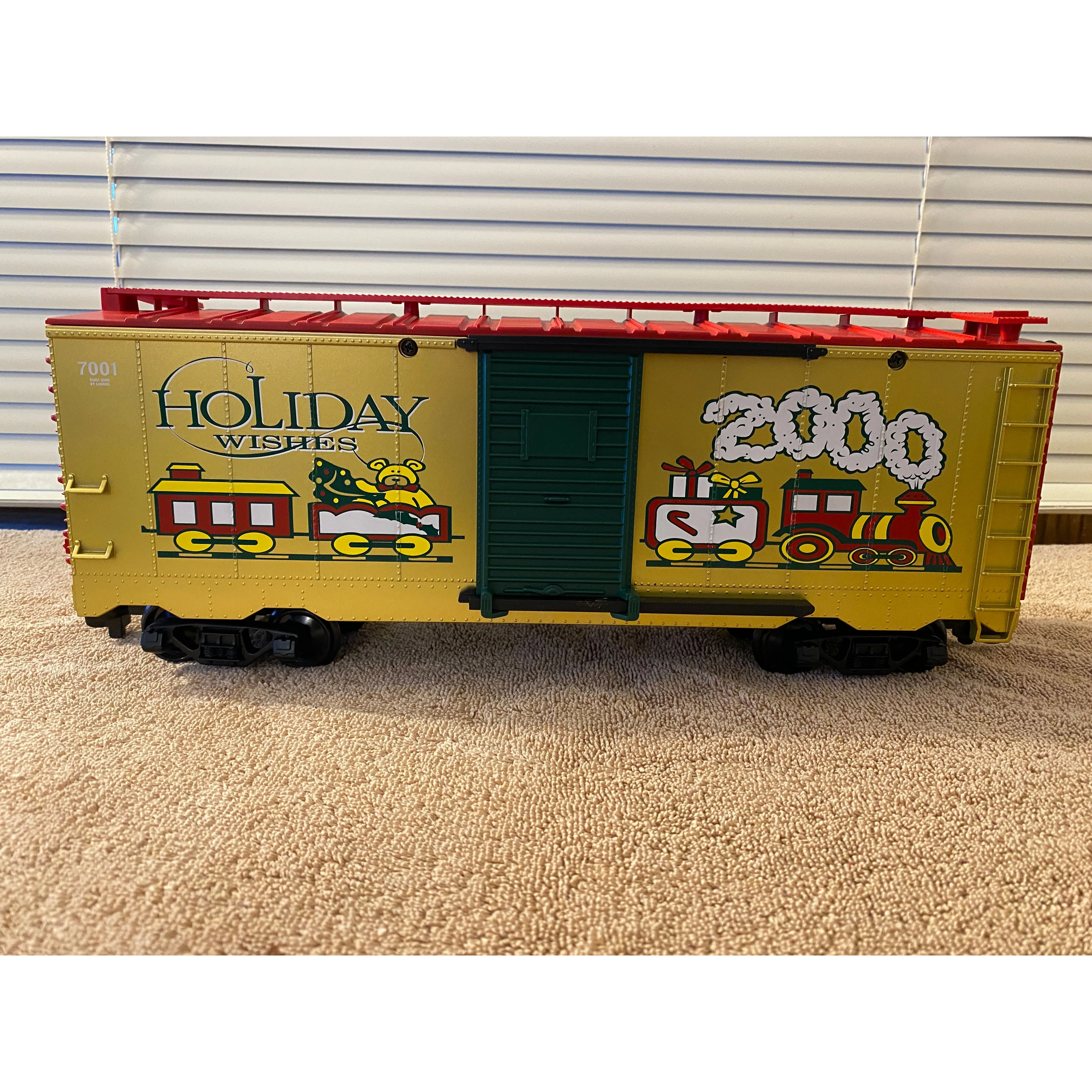 Lionel G Scale 2000 Christmas Boxcar 8-87018 Excellent Condition — photo 5