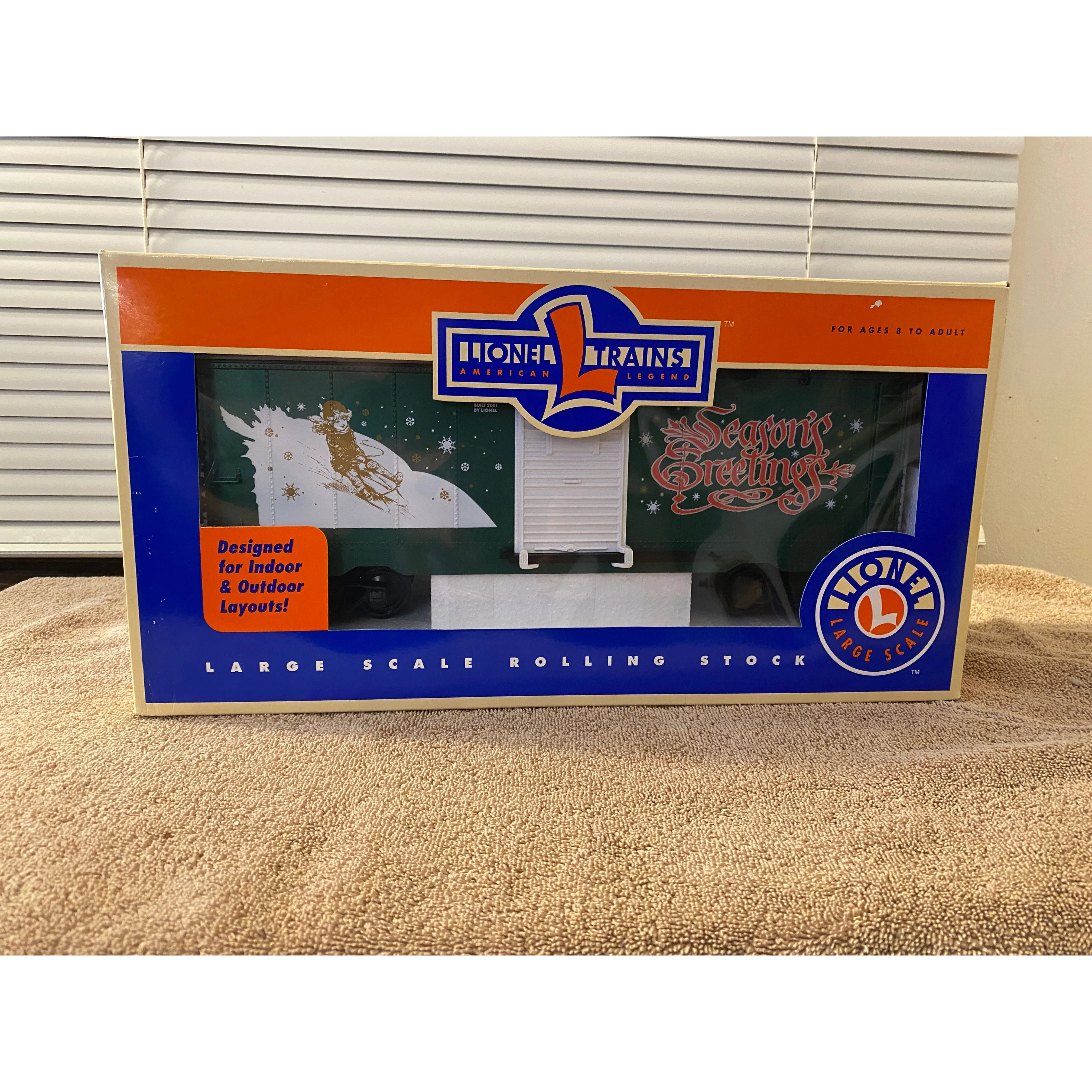 Lionel G Scale 2001 Christmas Boxcar - New Old Stock