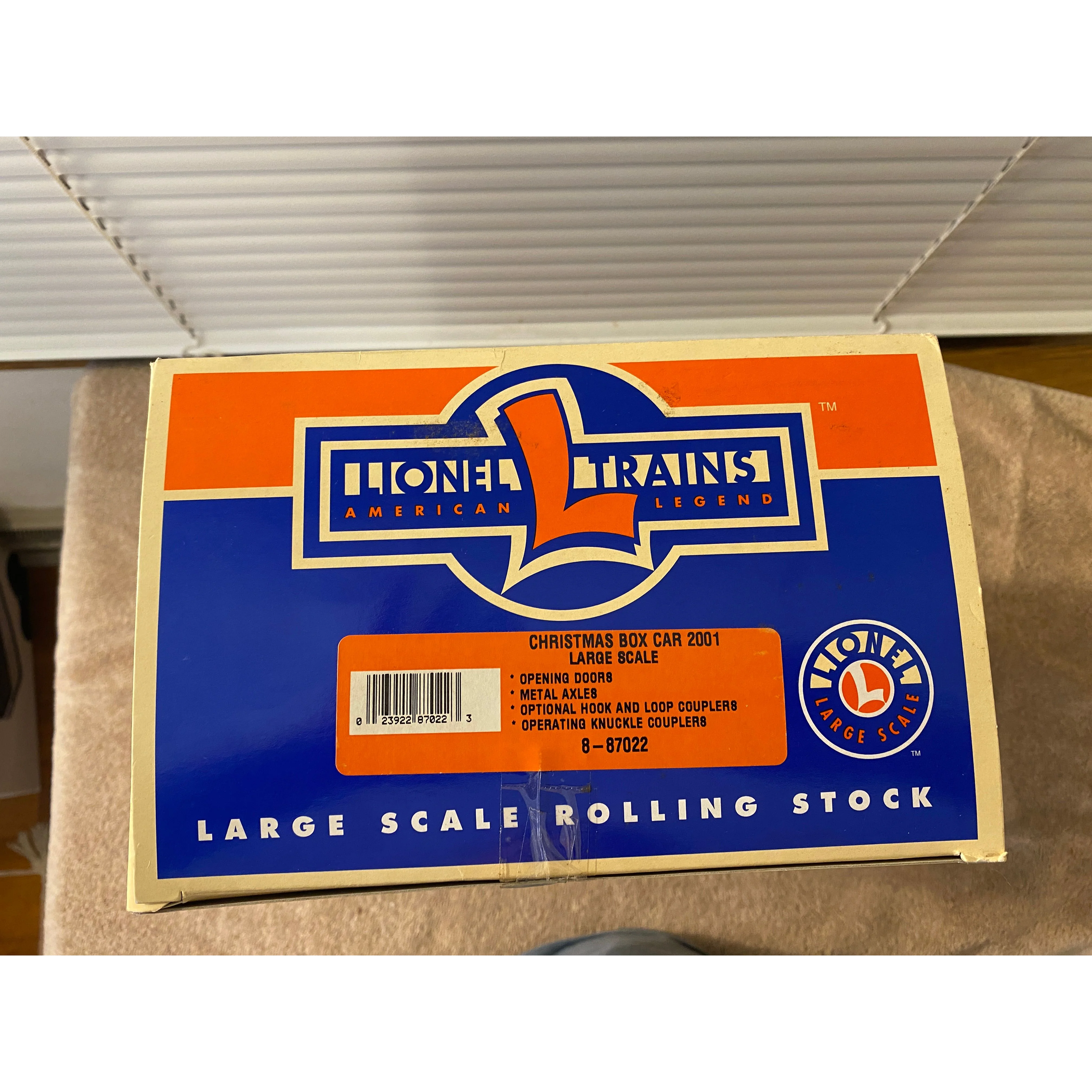 Lionel G Scale 2001 Christmas Boxcar - New Old Stock — photo 6