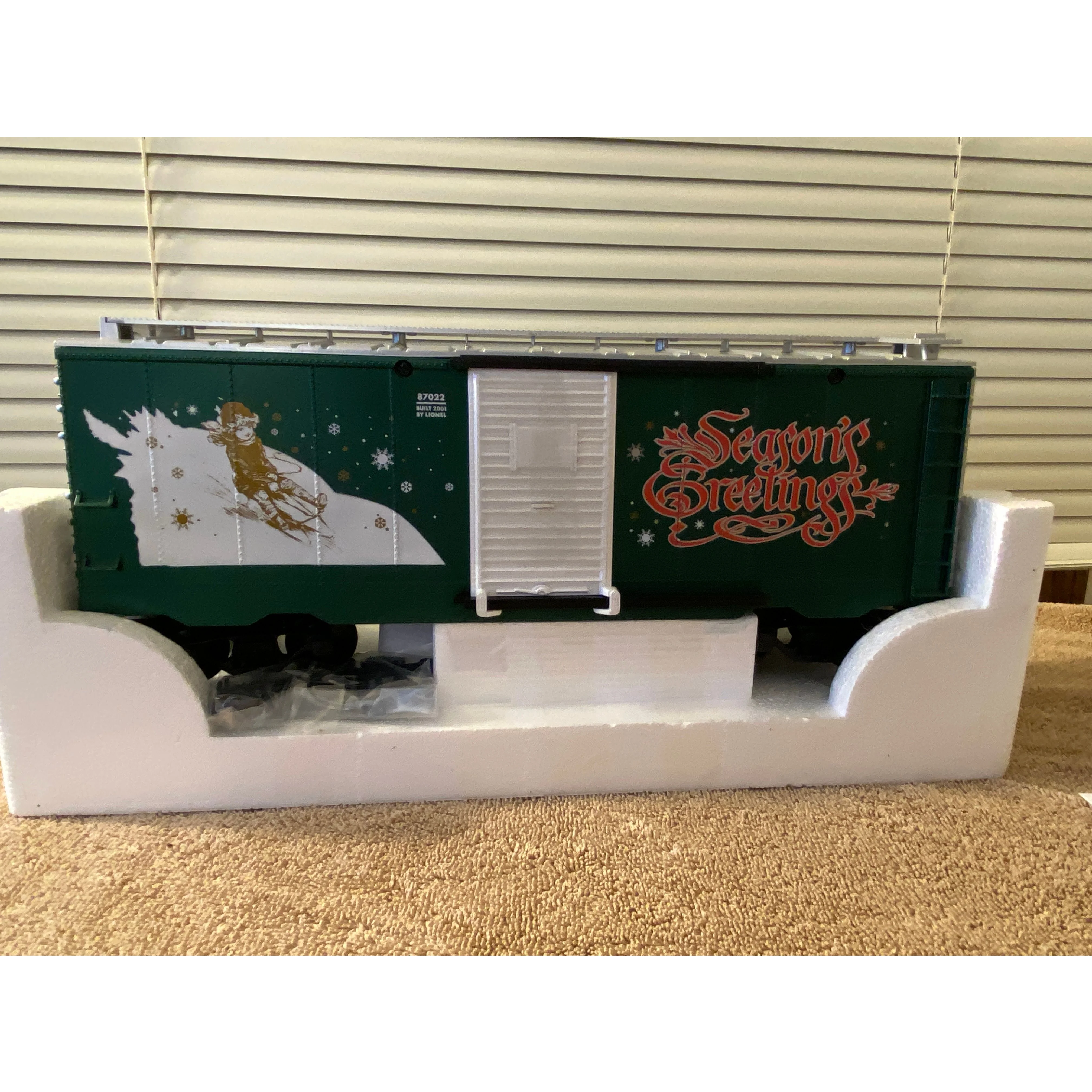 Lionel G Scale 2001 Christmas Boxcar - New Old Stock — photo 9