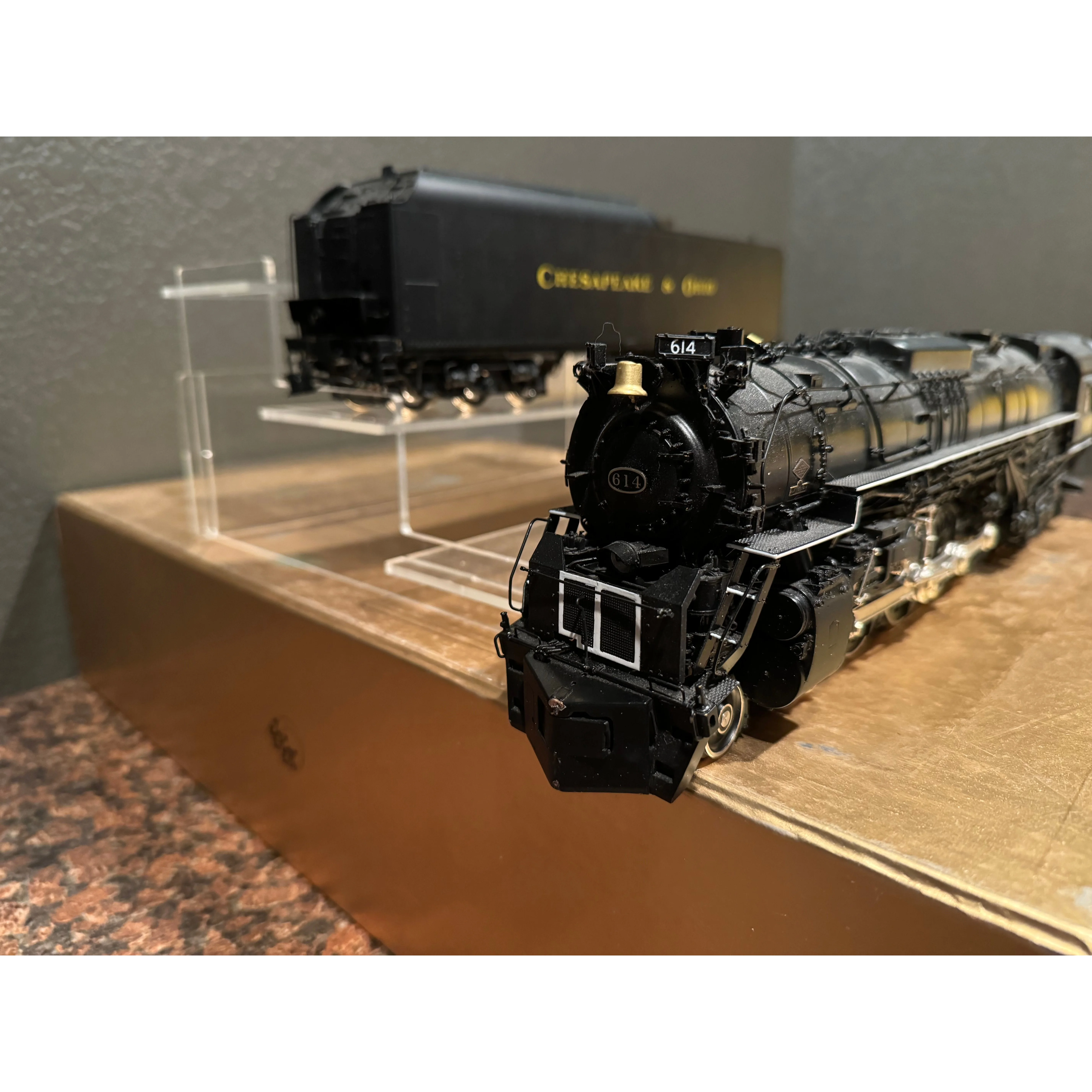 Precision Scale Crown Series O Scale 2R Brass Chesapeake & Ohio Greenbrier #614 — photo 7