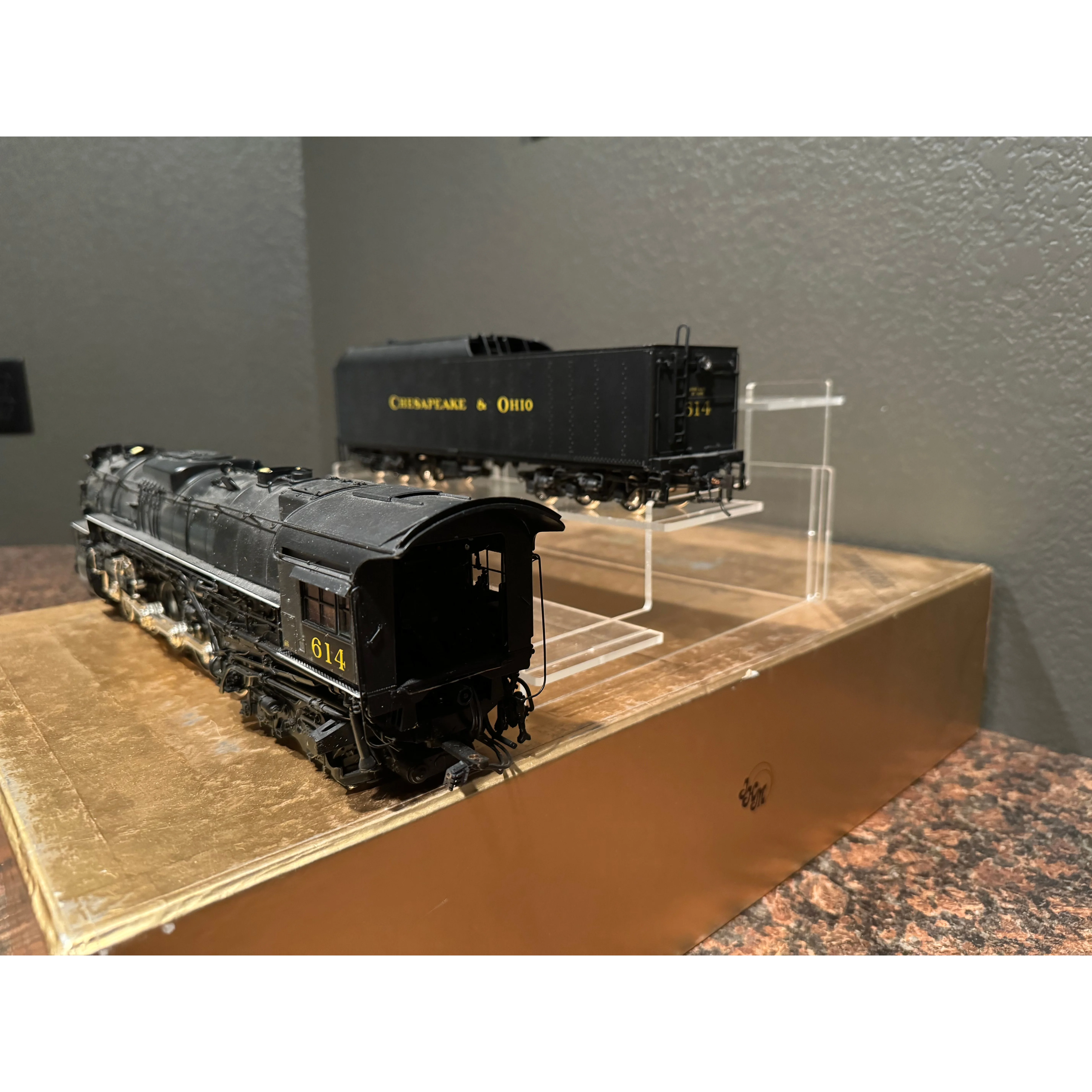 Precision Scale Crown Series O Scale 2R Brass Chesapeake & Ohio Greenbrier #614 — photo 4
