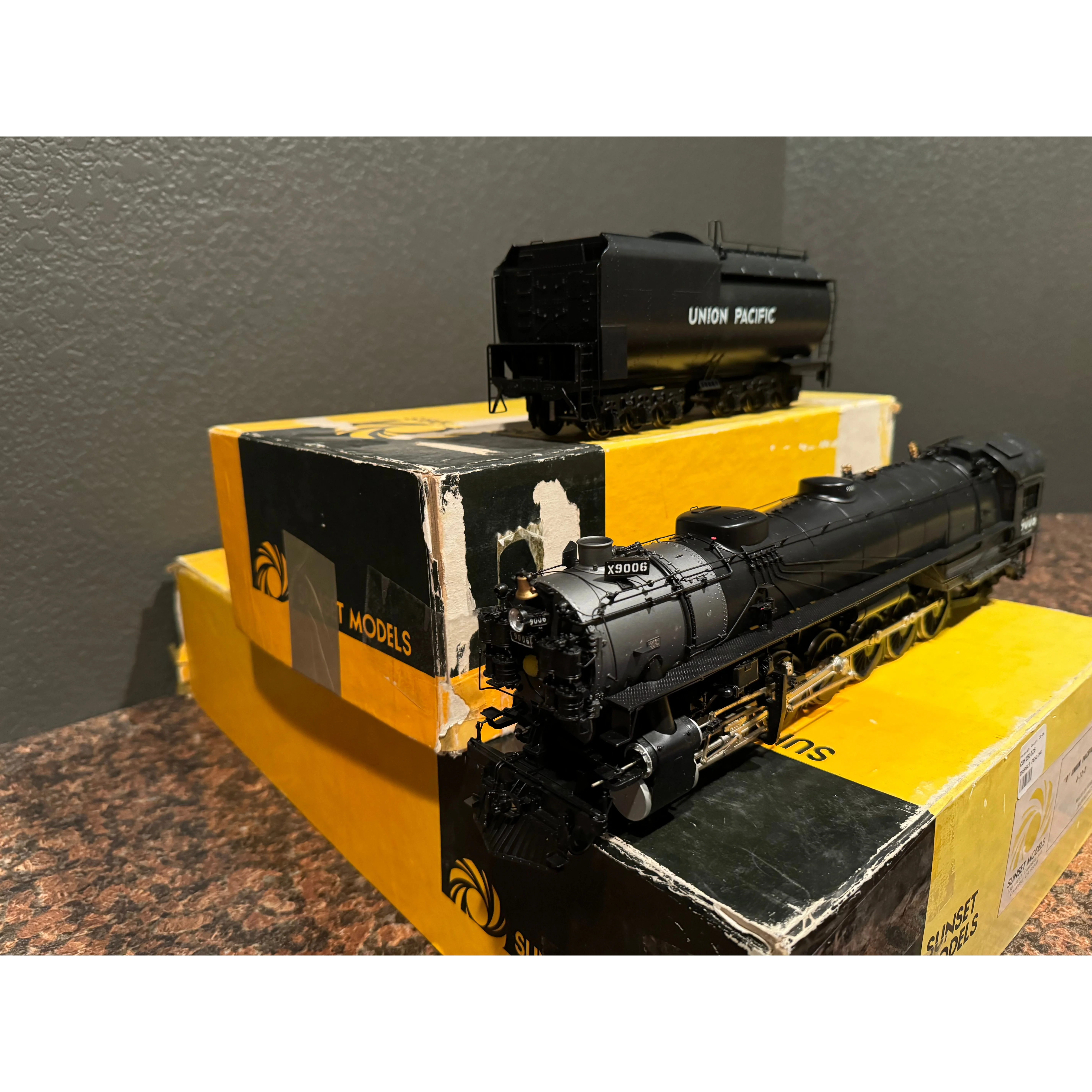 Sunset Models O Scale 2R Brass Samhongsa Built Union Pacific 4-12-2 — photo 9