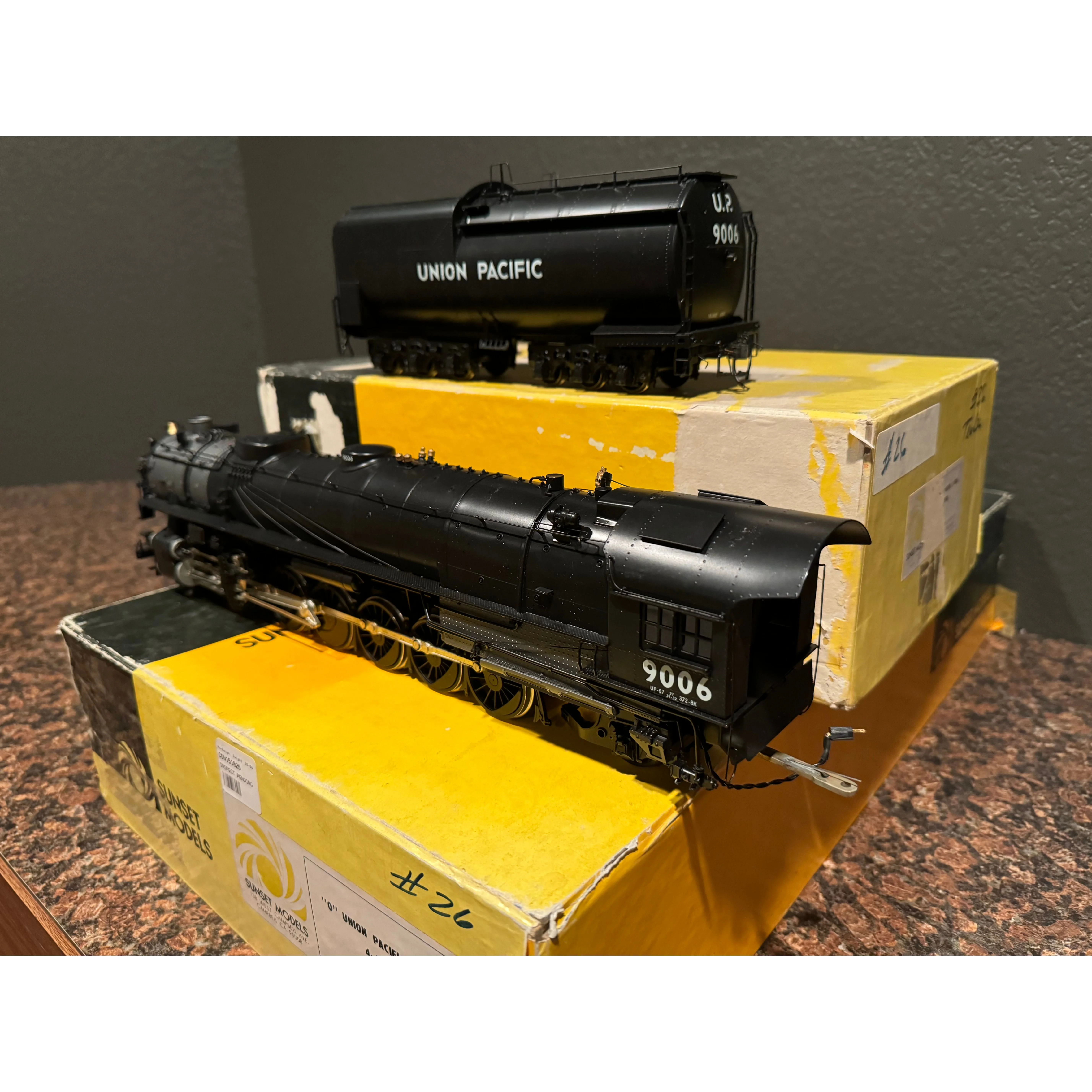 Sunset Models O Scale 2R Brass Samhongsa Built Union Pacific 4-12-2 — photo 8