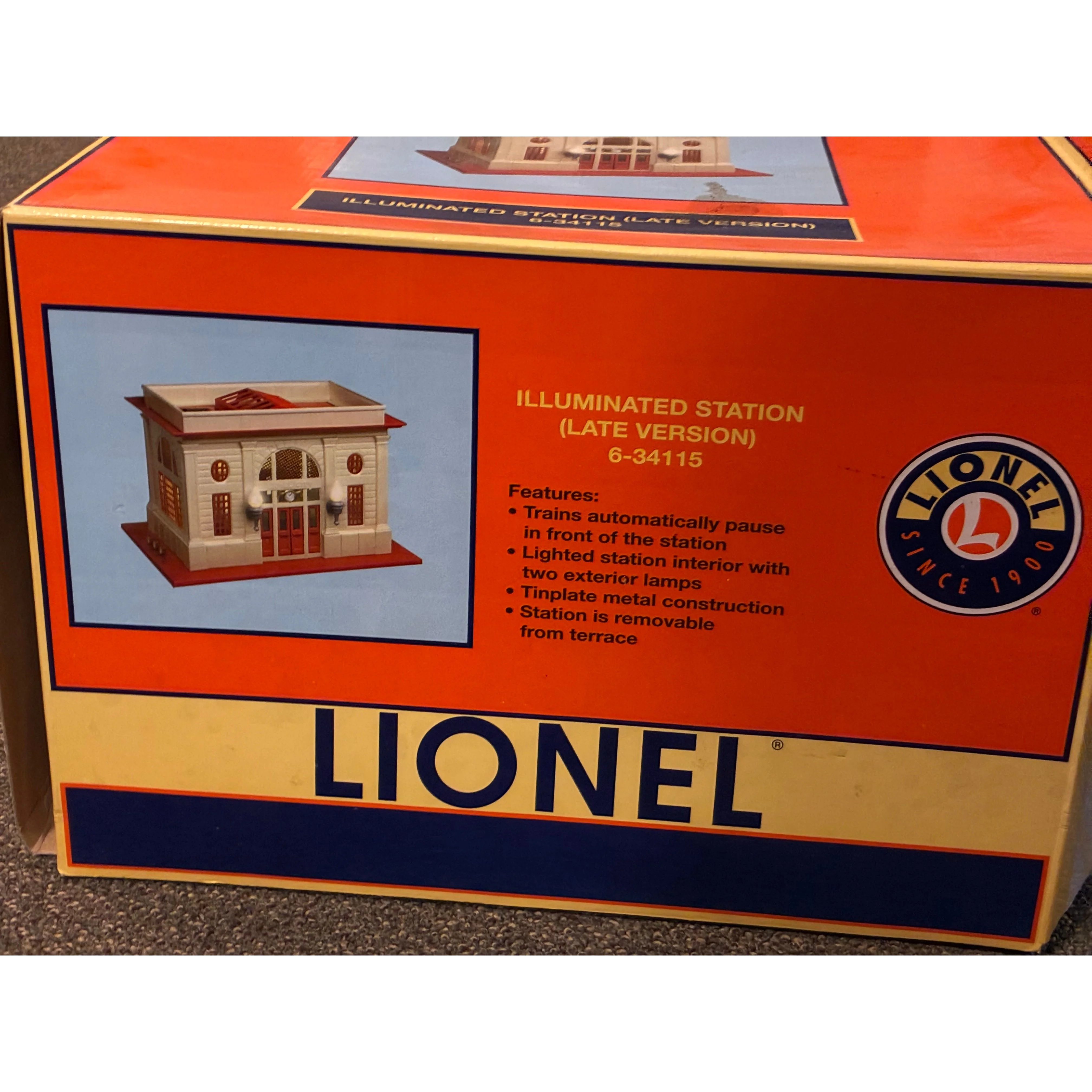 Lionel 6-34115 Illuminated Station (Late Version) in original box — photo 8