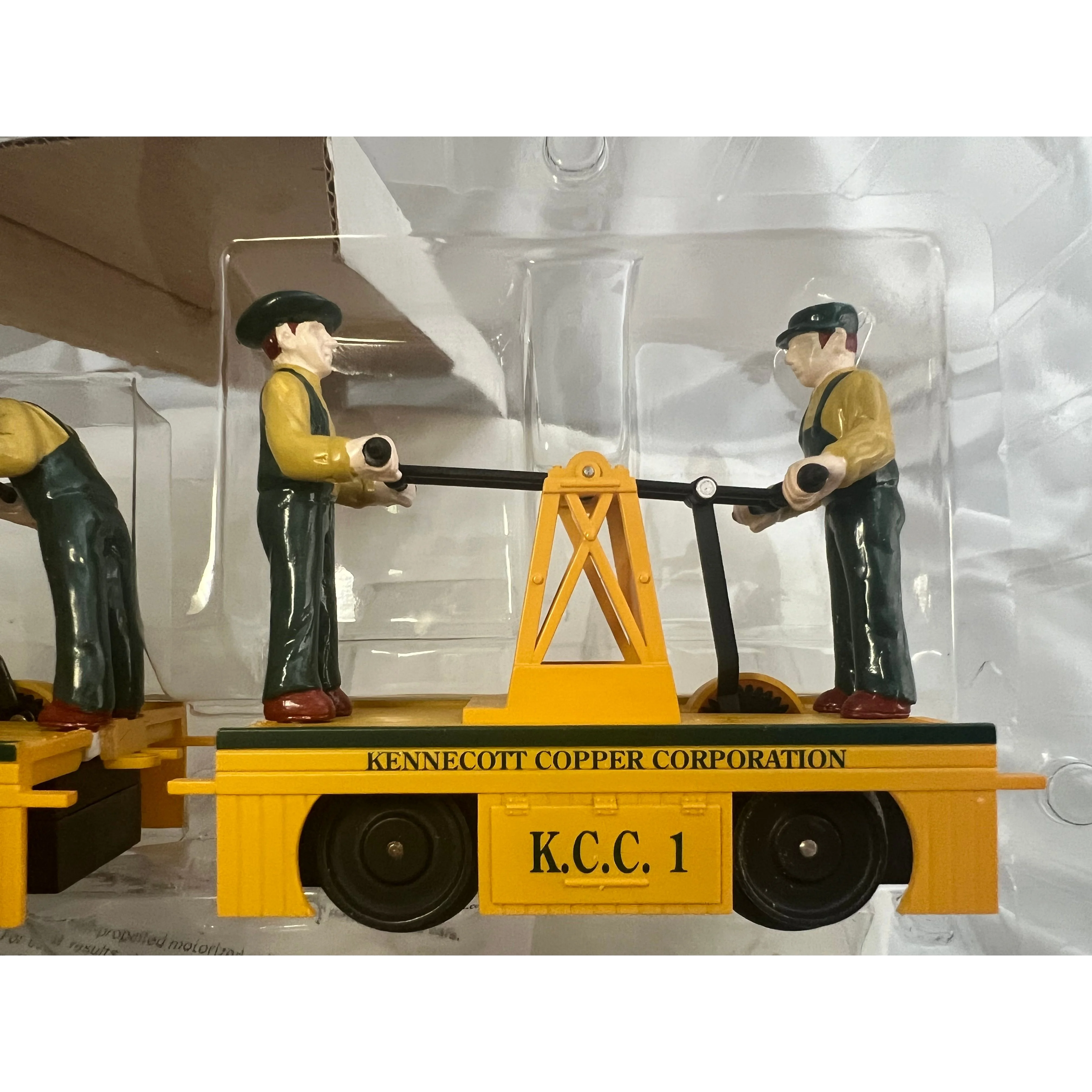 K-LINE Kennecott Copper Corporation Motorized Handcar & Trailer O Gauge — photo 8