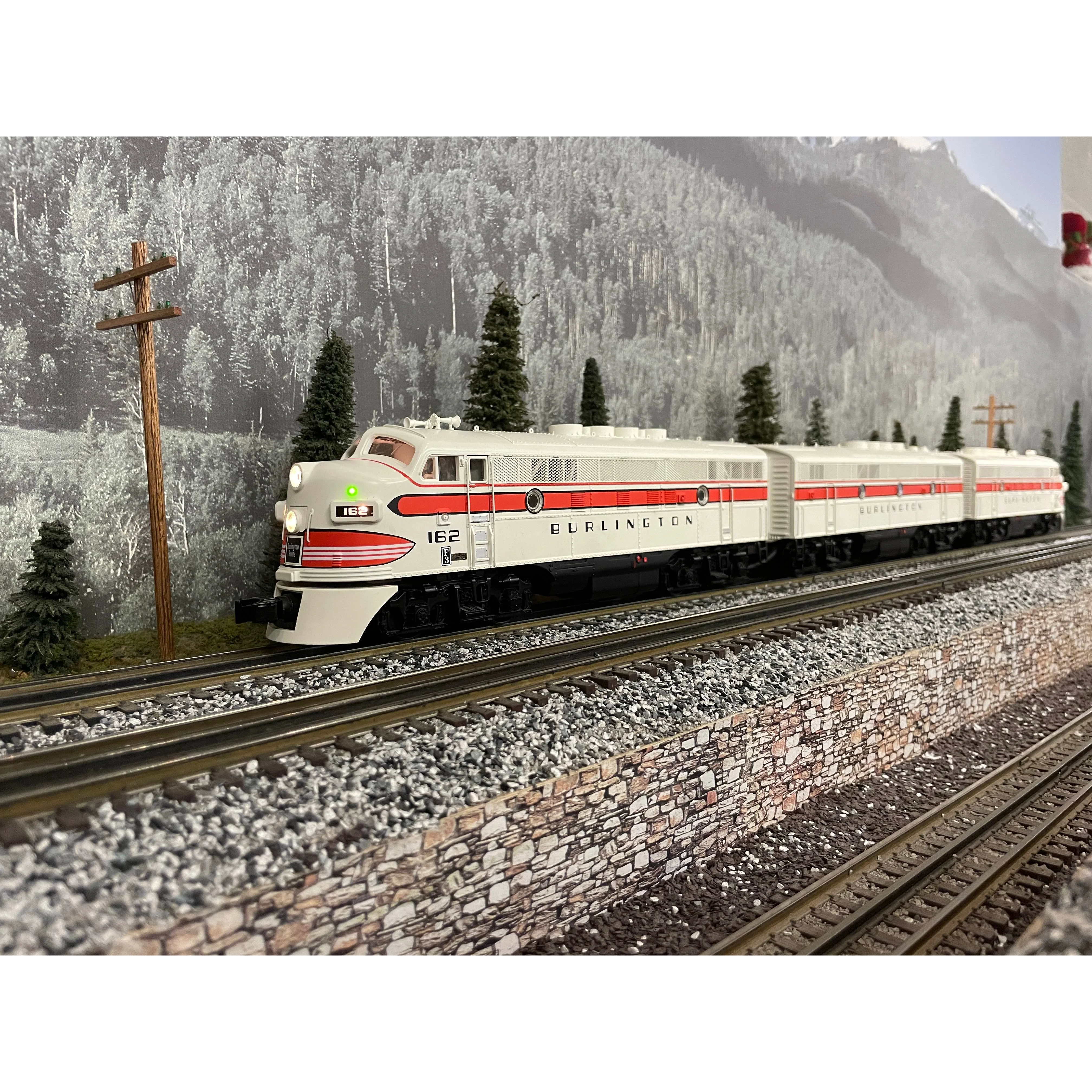 MTH Premier 20-2037-1 CB&Q F3 ABA PS2 5V with BCR