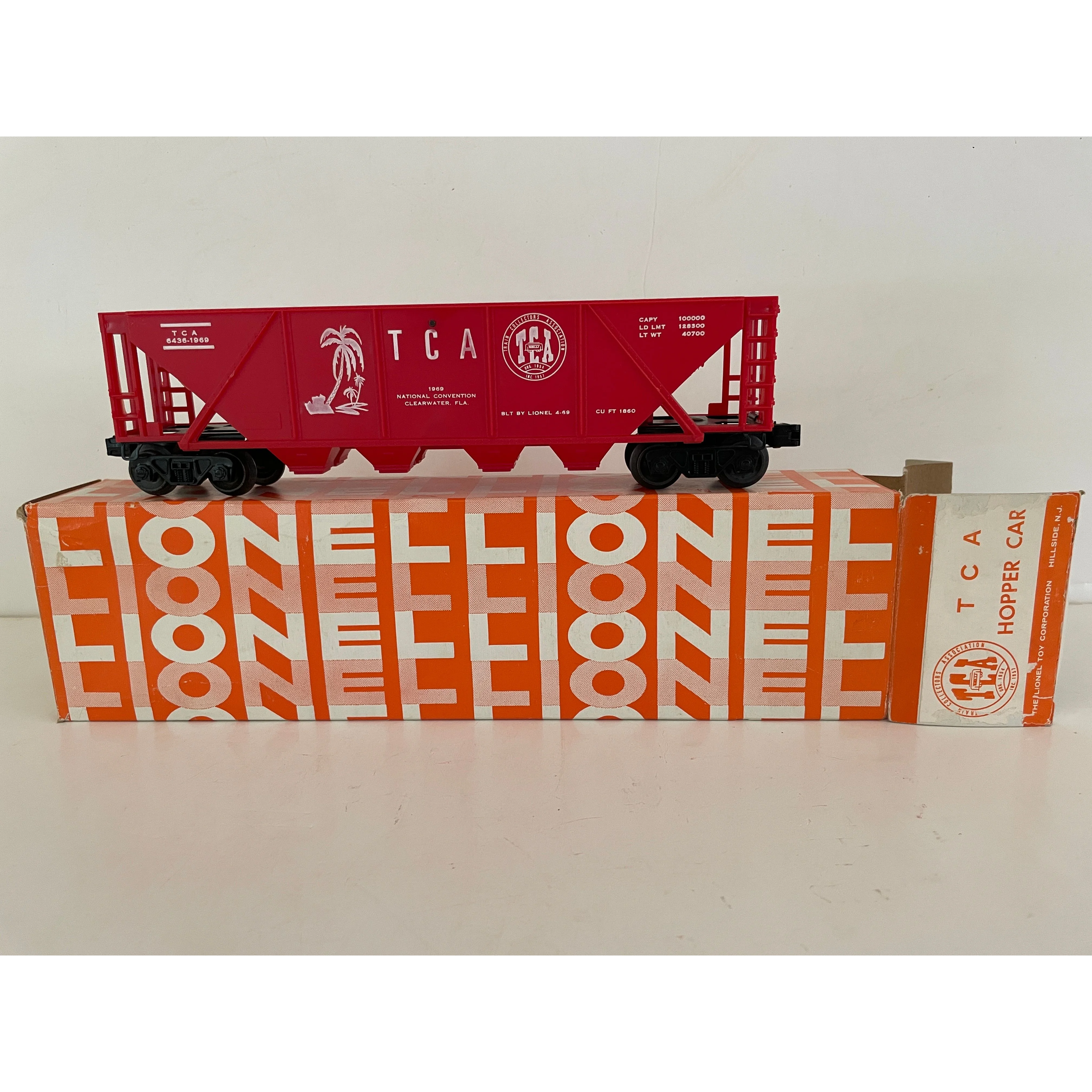 Lionel Lines O gauge Postwar 6436-1969 TCA Convention Hopper in Hagerstown MD Box — photo 15