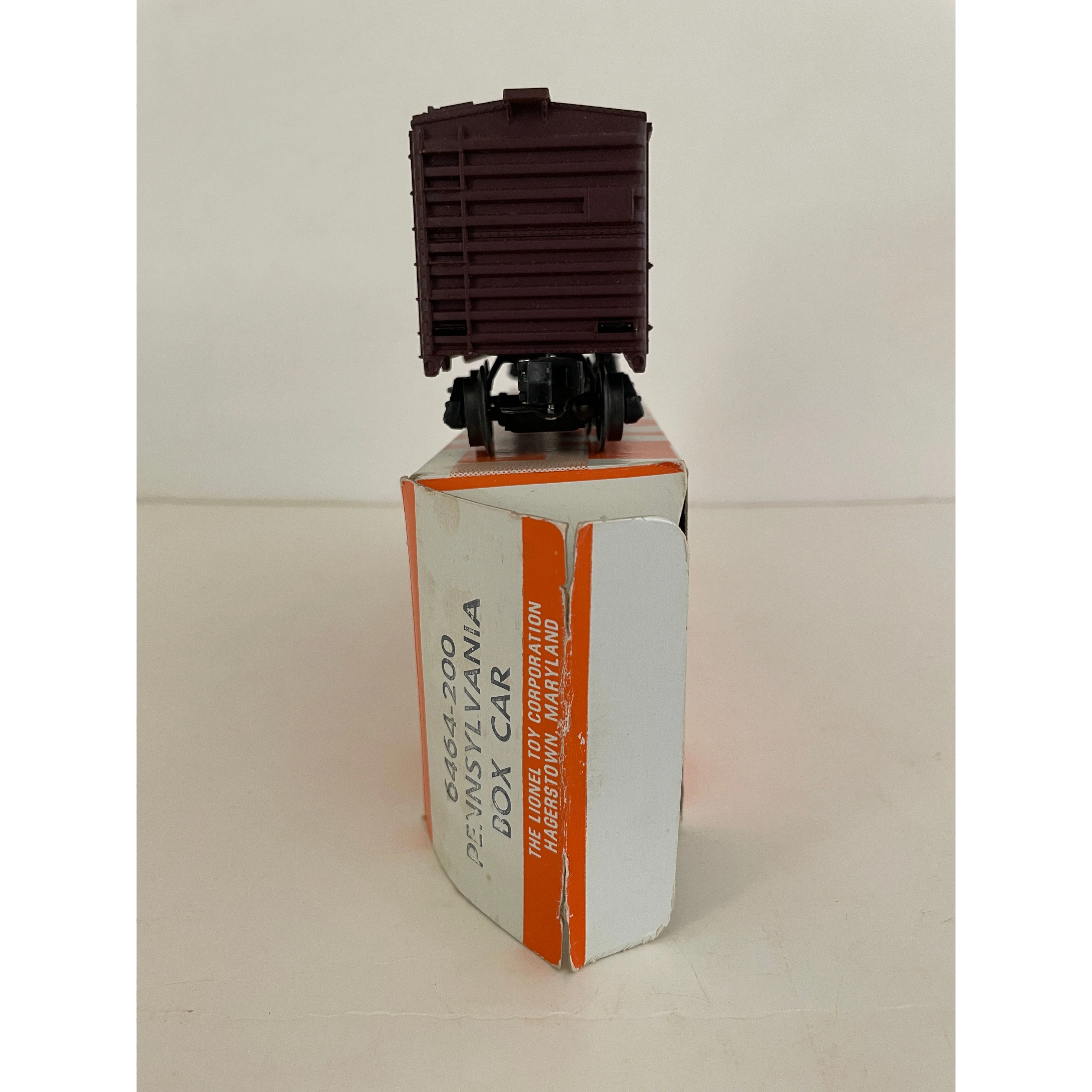 Lionel Postwar O gauge 6464-200 Pennsylvania Box Car in Original Hagerstown MD Box — photo 5