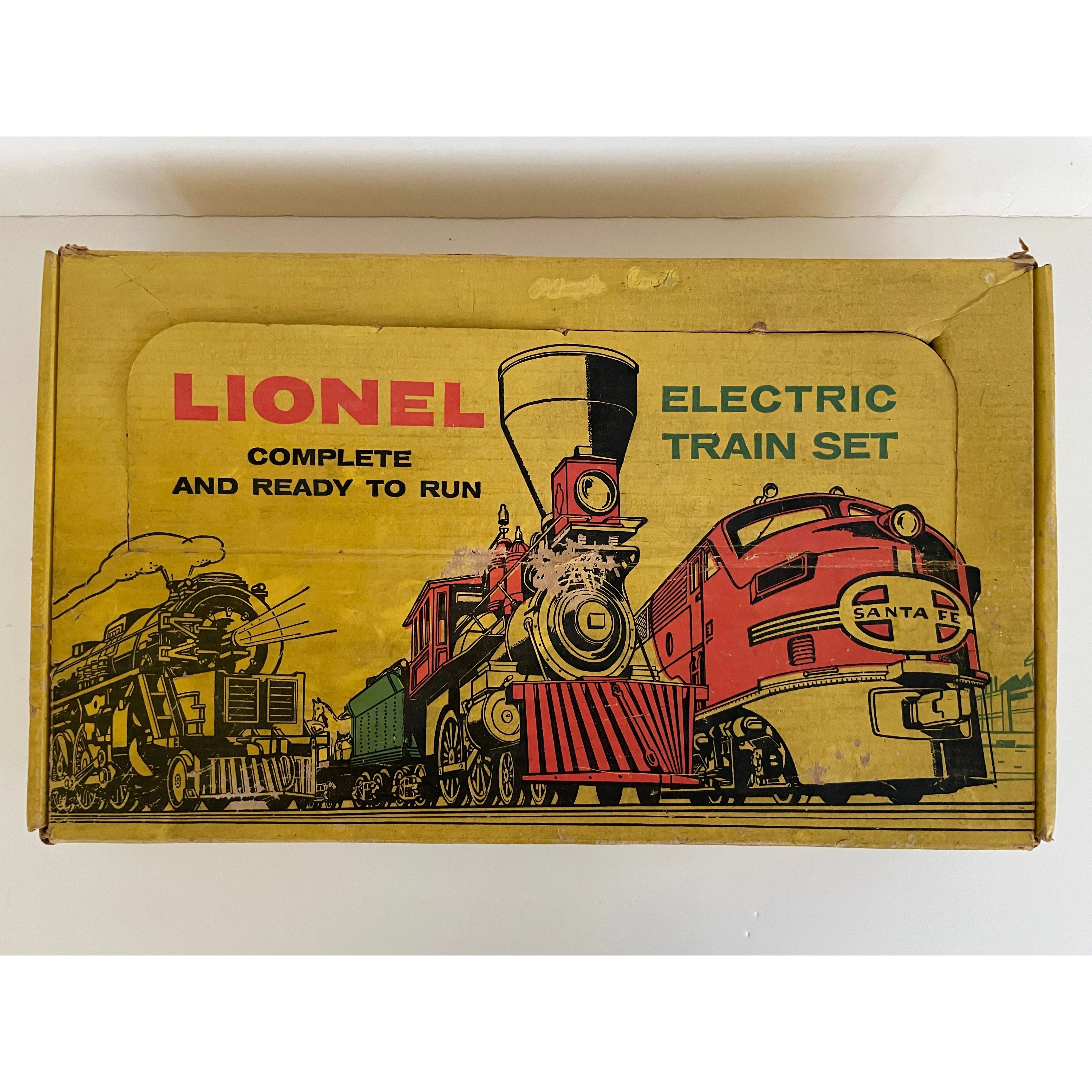 Lionel Postwar O Set #1613S with 247/247T B&O Steam Loco, 3 flats w/loads & caboose — photo 9