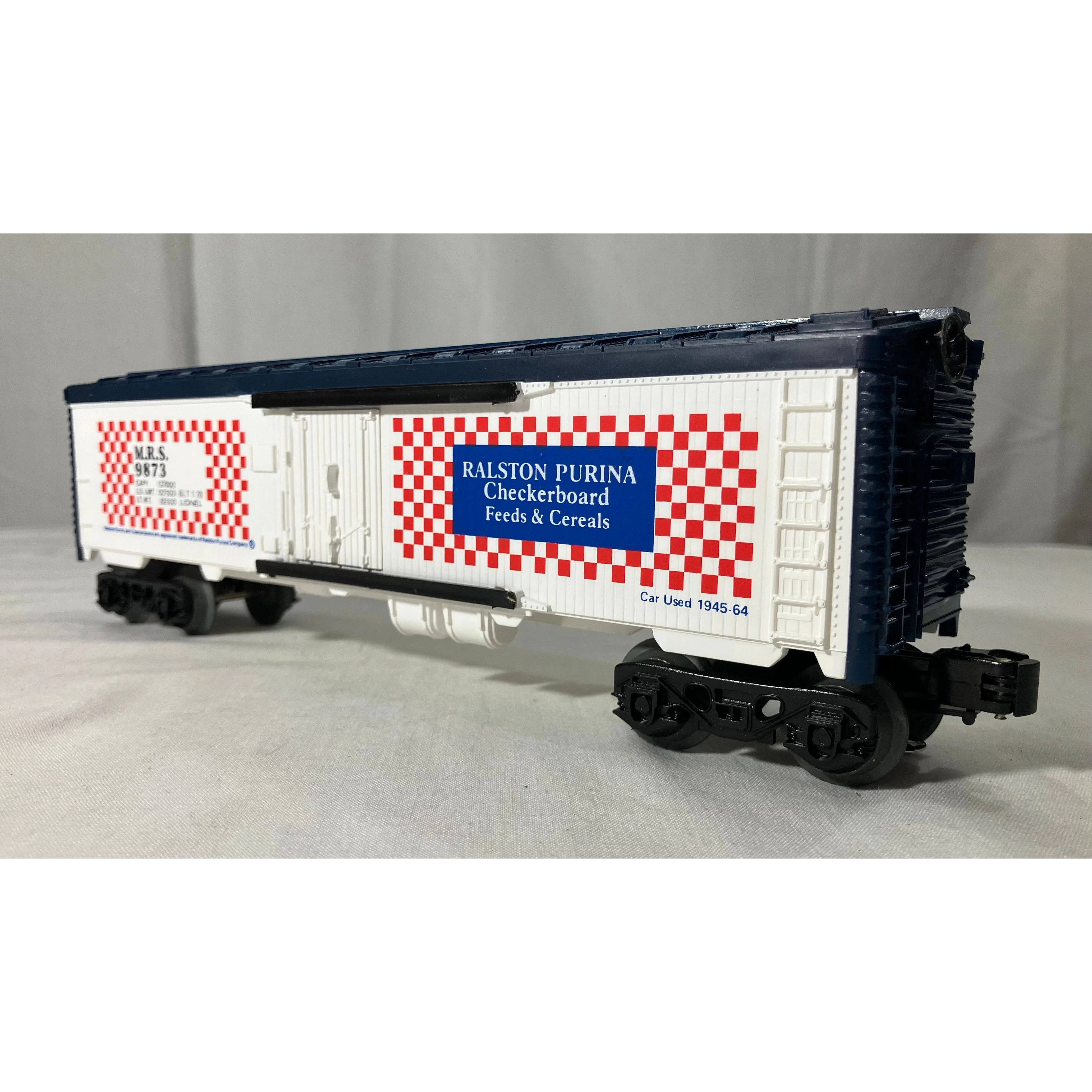 Lionel O scale 3-rail Ralston Purina reefer 9873