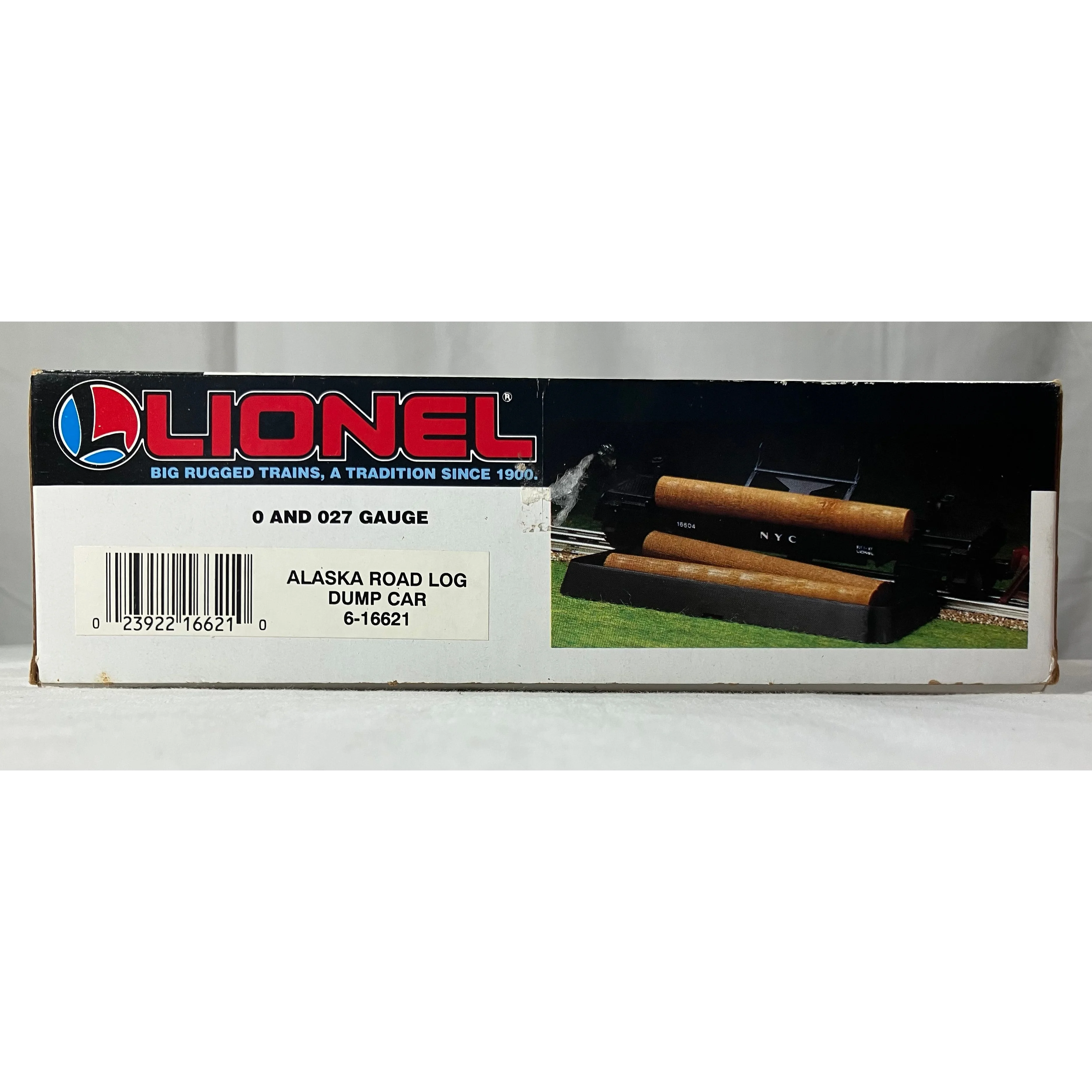 Lionel 6-16621 O scale 3-rail Alaska Railroad log dump car — photo 11