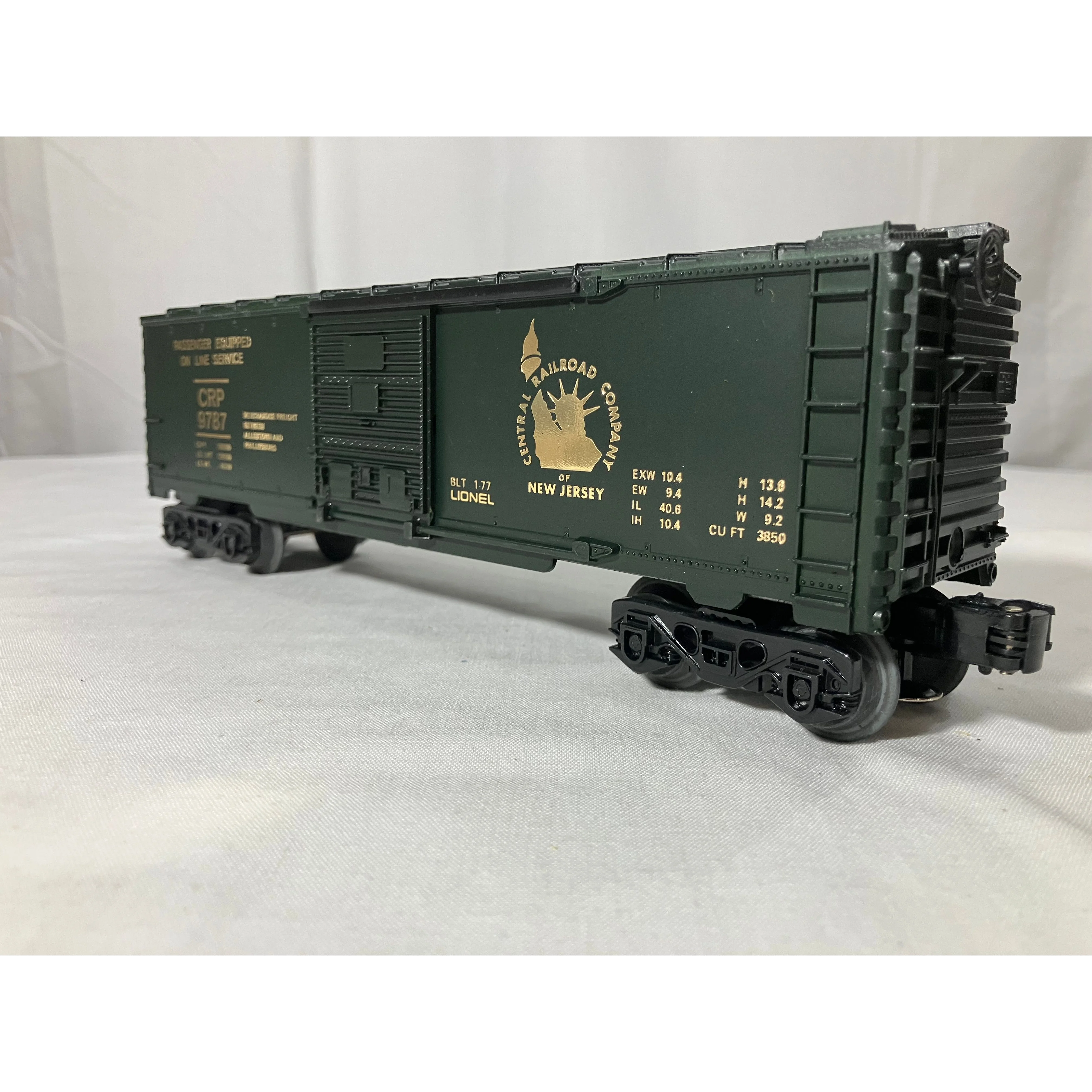 Lionel 6-9787 O scale 3-rail Jersey Central boxcar — photo 2