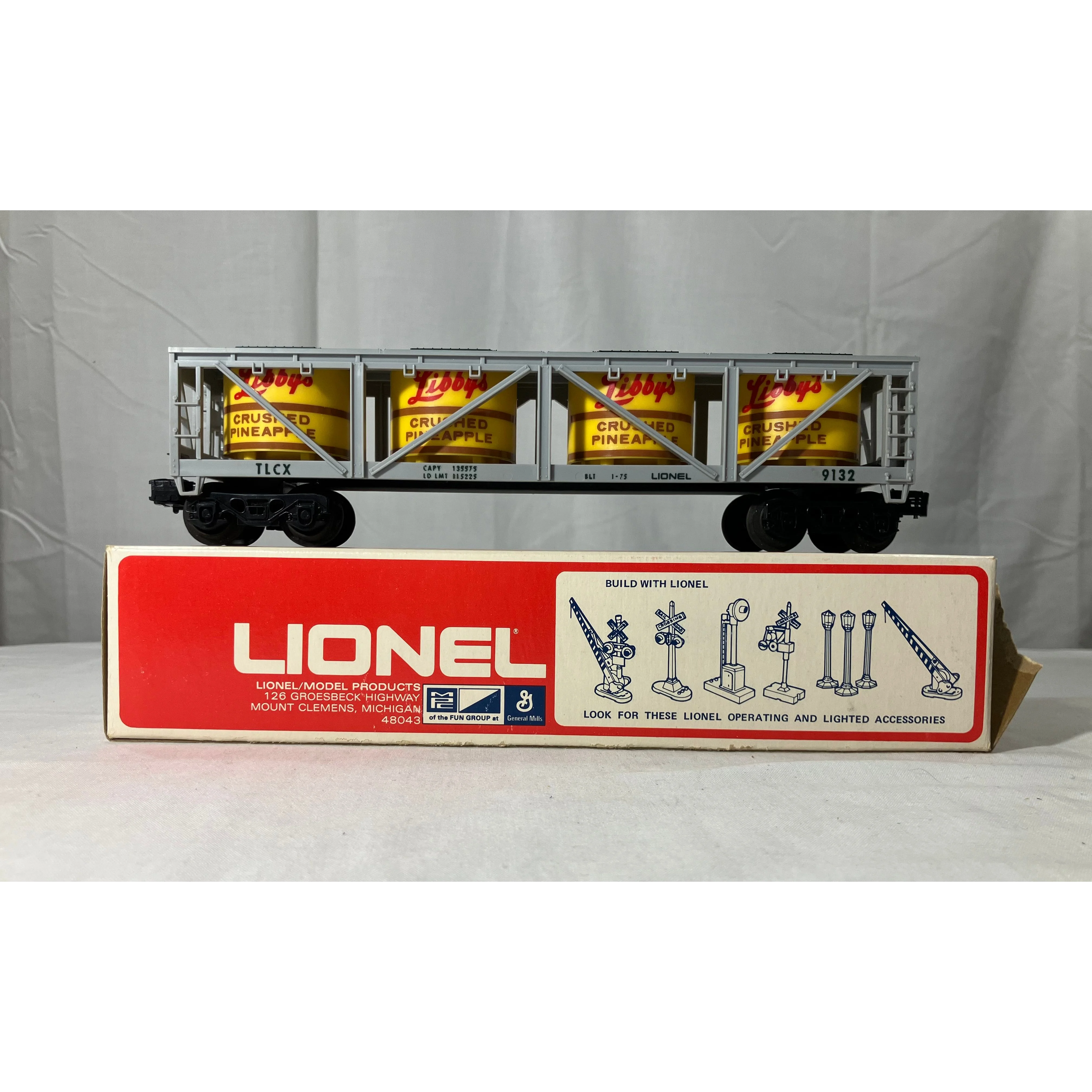 Lionel 6-9132 O scale 3-rail Libby’s Pineapple vat car — photo 3