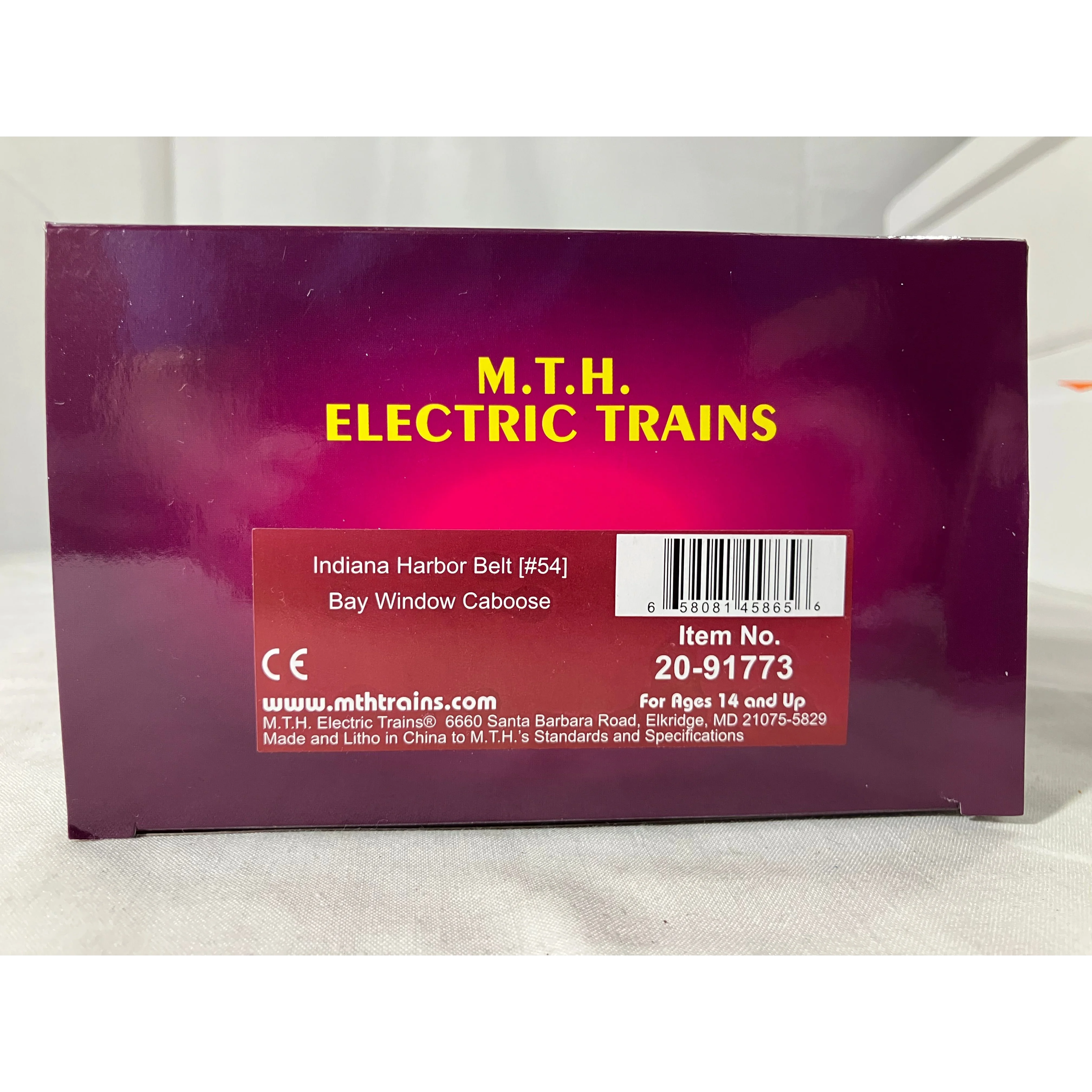 MTH Trains 20-91773 O scale 3-rail Indiana Harbor Belt Bay Window Caboose — photo 12