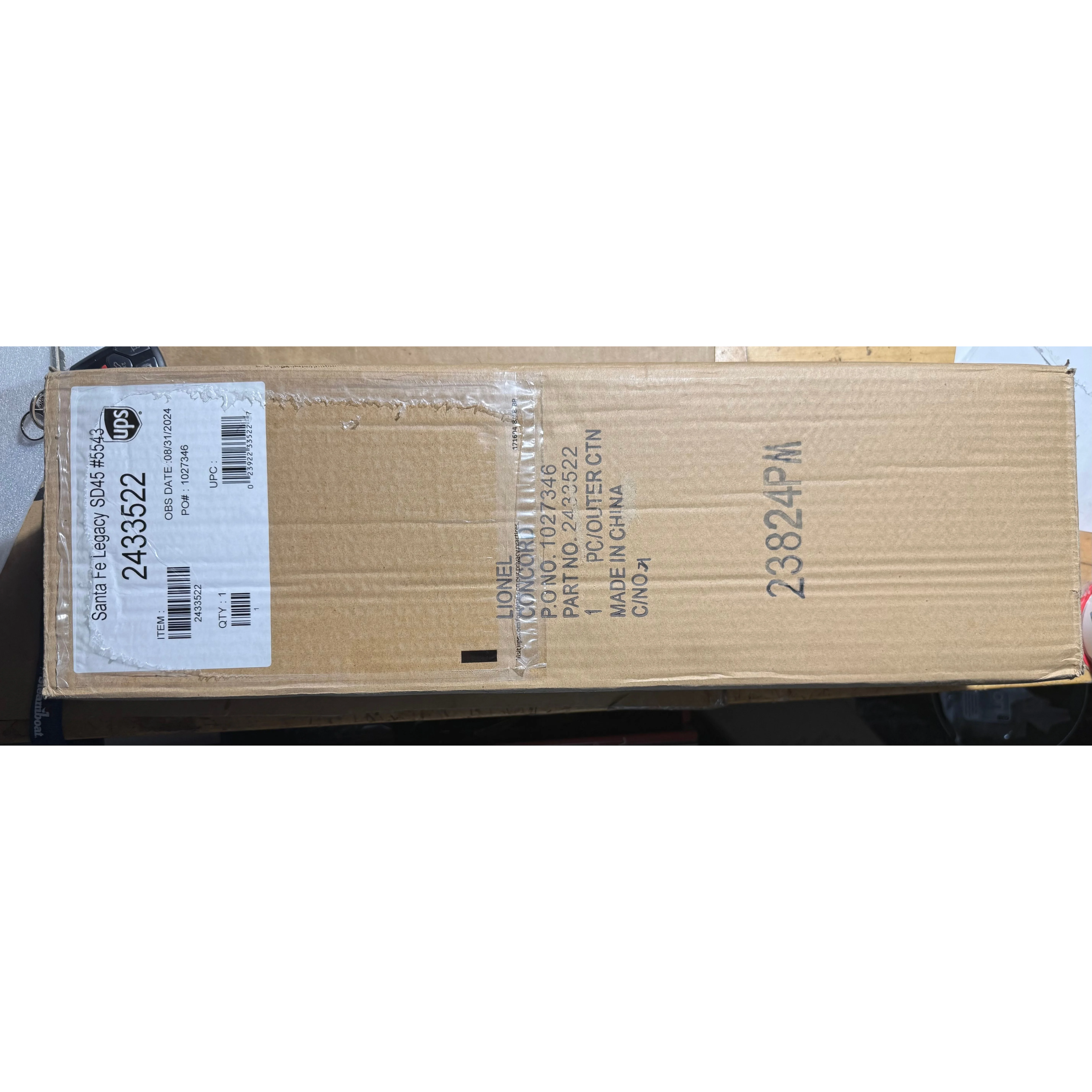 LIONEL 2433522 LEGACY SANTA FE SD45 #5534 - O SCALE - NEW and TESTED!! — photo 13