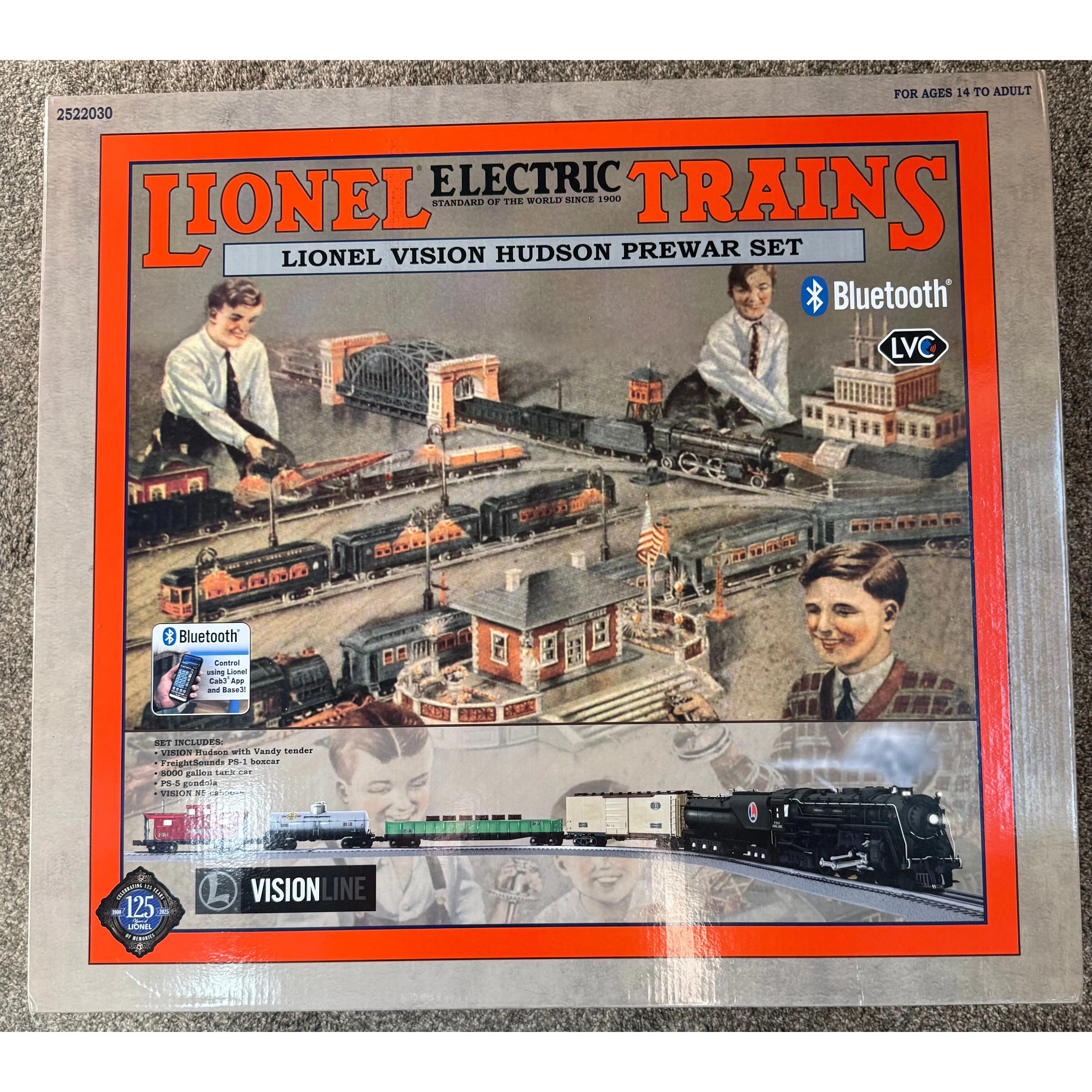 Lionel 2522030 Vision Line Prewar Hudson Set - TESTED!
