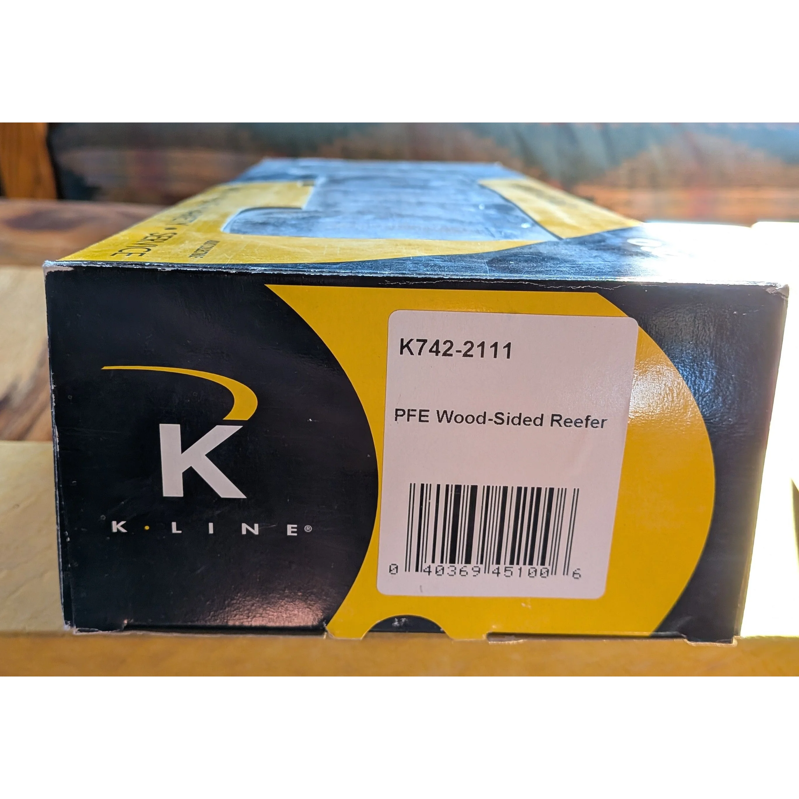 K Line UP/SP wood reefer 2 rail — photo 4