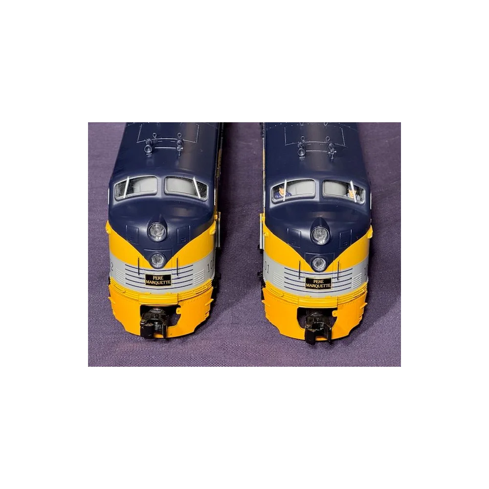LIONEL PERE MARQUETTE E-7 DIESEL A-A SET 6-82779 #101, 6-82780 #102 (EXCELLENT C-7) — photo 4
