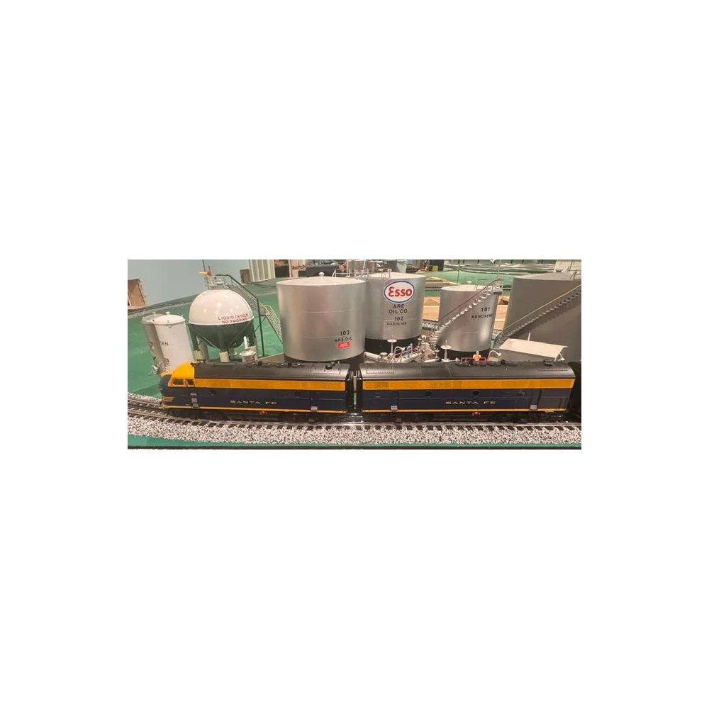 LIONEL 6-34635, 6-34638, 6-34639 SANTE FE CAT WHISKERS F3 ABBA DIESEL LOCOMOTIVES C-8 - Image 15