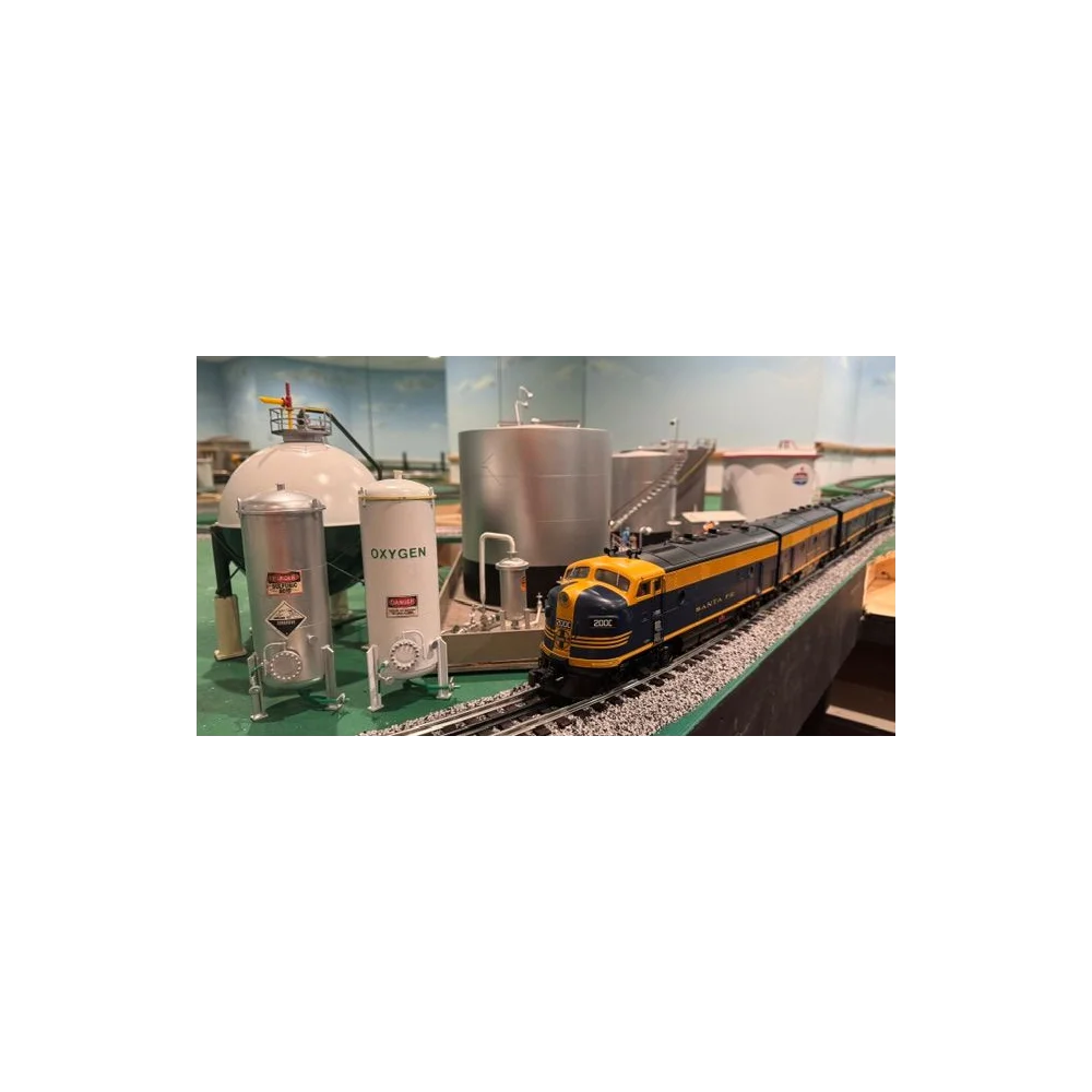 LIONEL 6-34635, 6-34638, 6-34639 SANTE FE CAT WHISKERS F3 ABBA DIESEL LOCOMOTIVES C-8 - Image 6