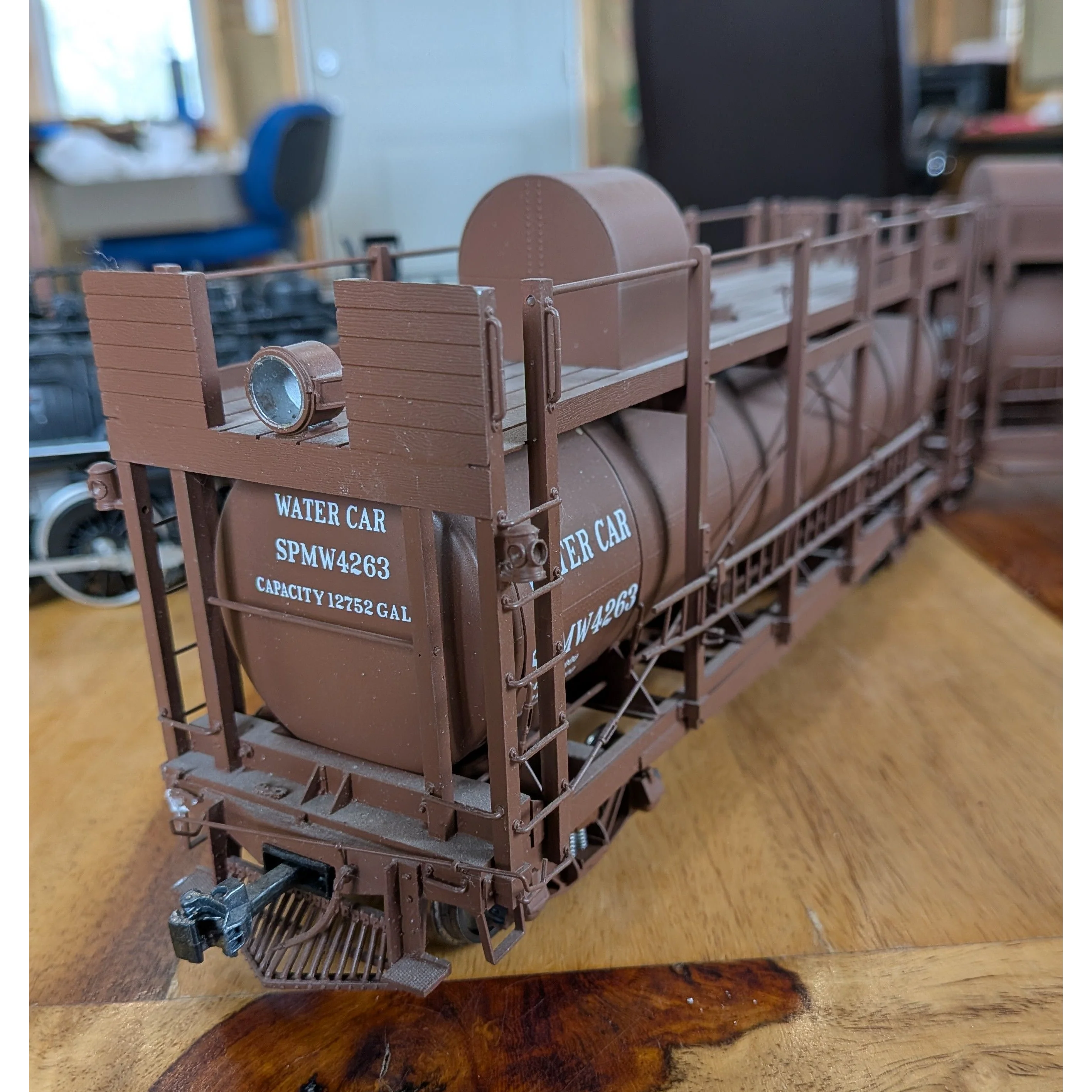 Southern Pacific T-1 fire train with two cars — photo 11