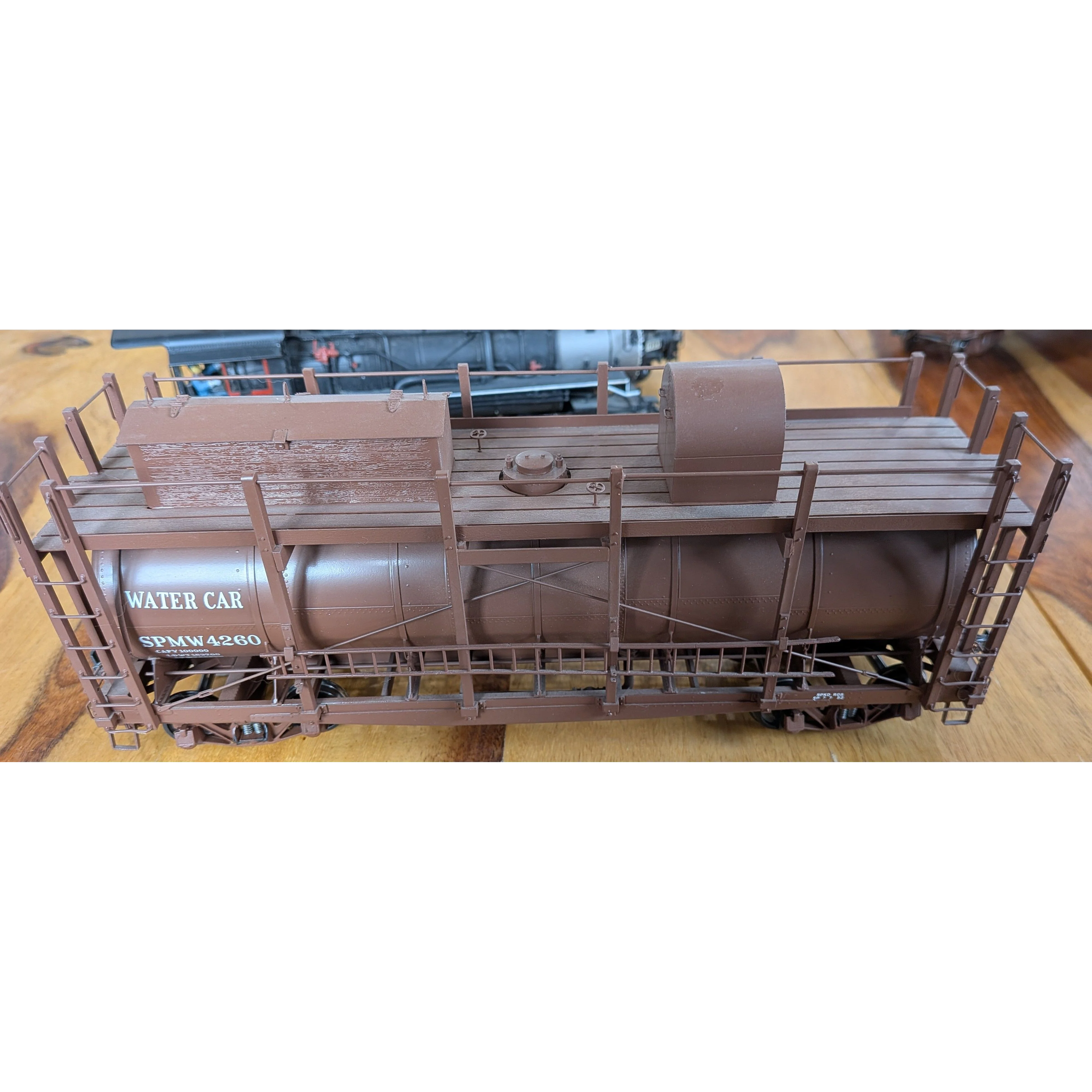 Southern Pacific T-1 fire train with two cars — photo 8