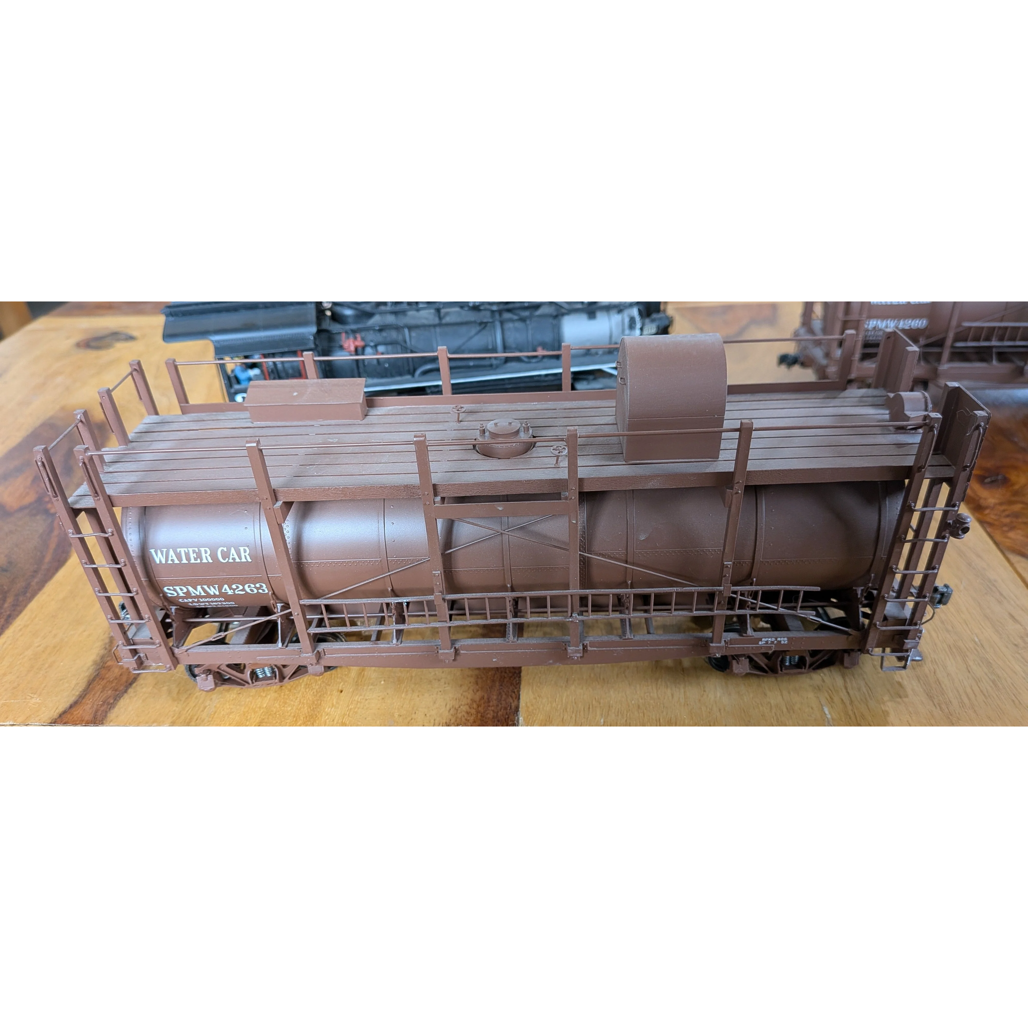 Southern Pacific T-1 fire train with two cars — photo 10