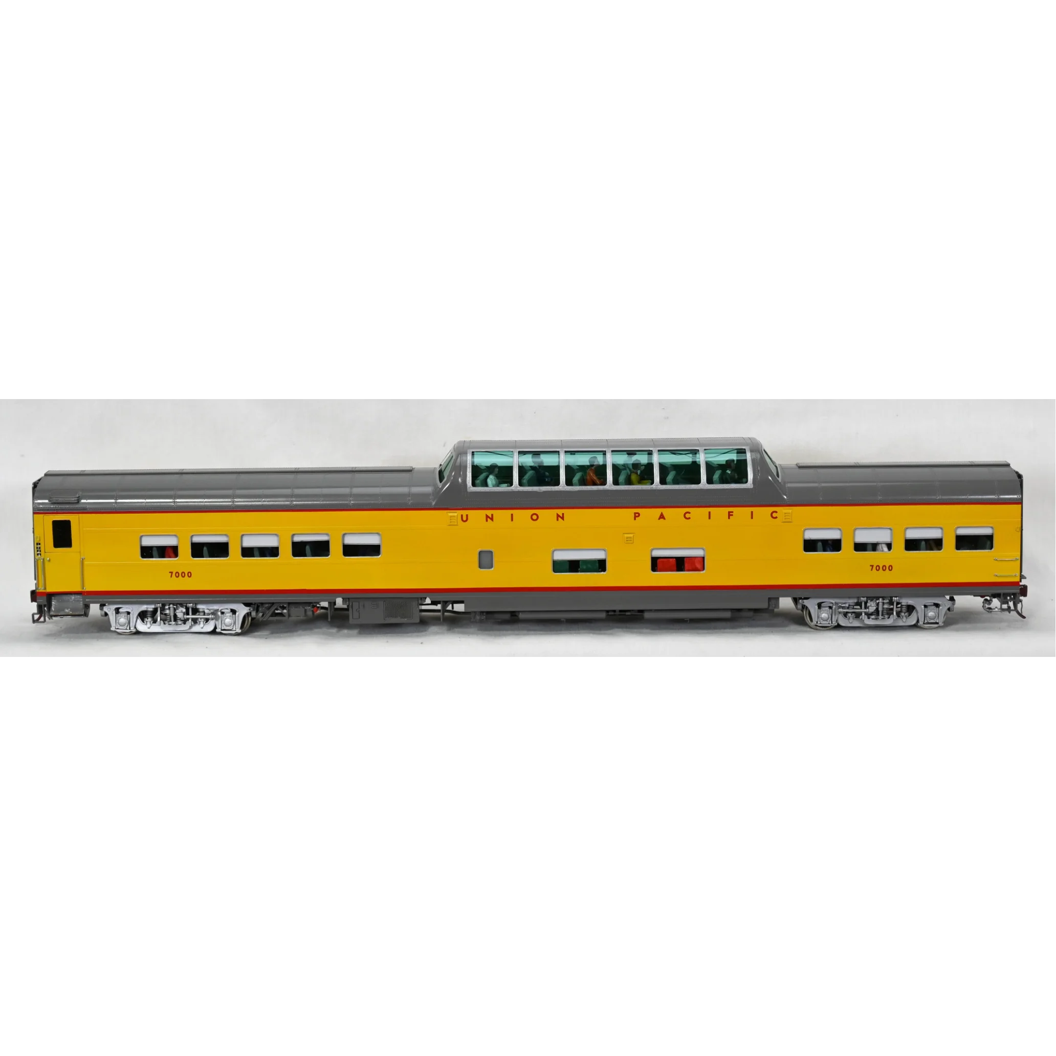 Wasatch O 2R Brass Union Pacific 7000 Dome Coach Passenger Train #7000 F/P OB - Image 3