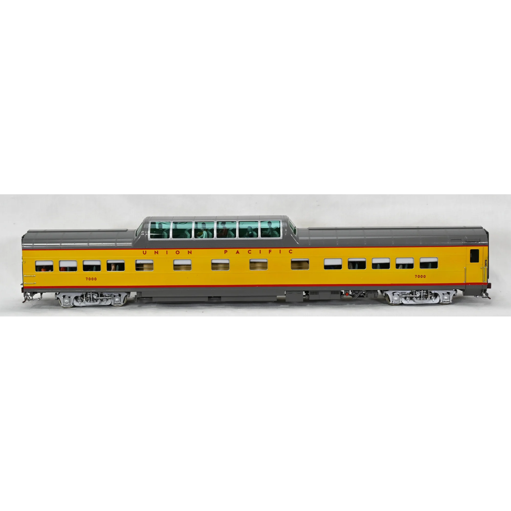 Wasatch O 2R Brass Union Pacific 7000 Dome Coach Passenger Train #7000 F/P OB - Image 4