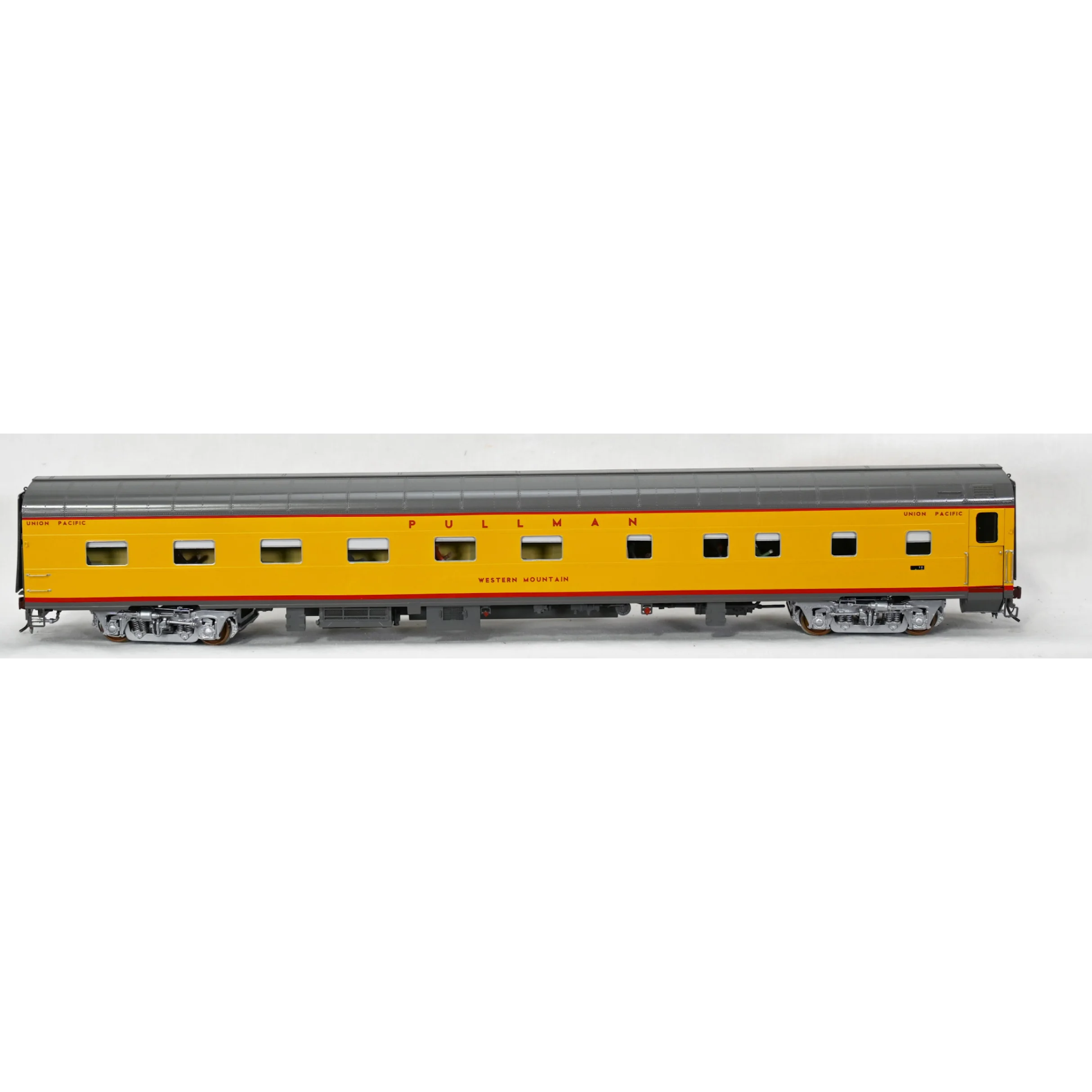 Wasatch O Brass 2-Rail Union Pacific Western Sleeper Passenger Car F/P OB w Interior - Image 3