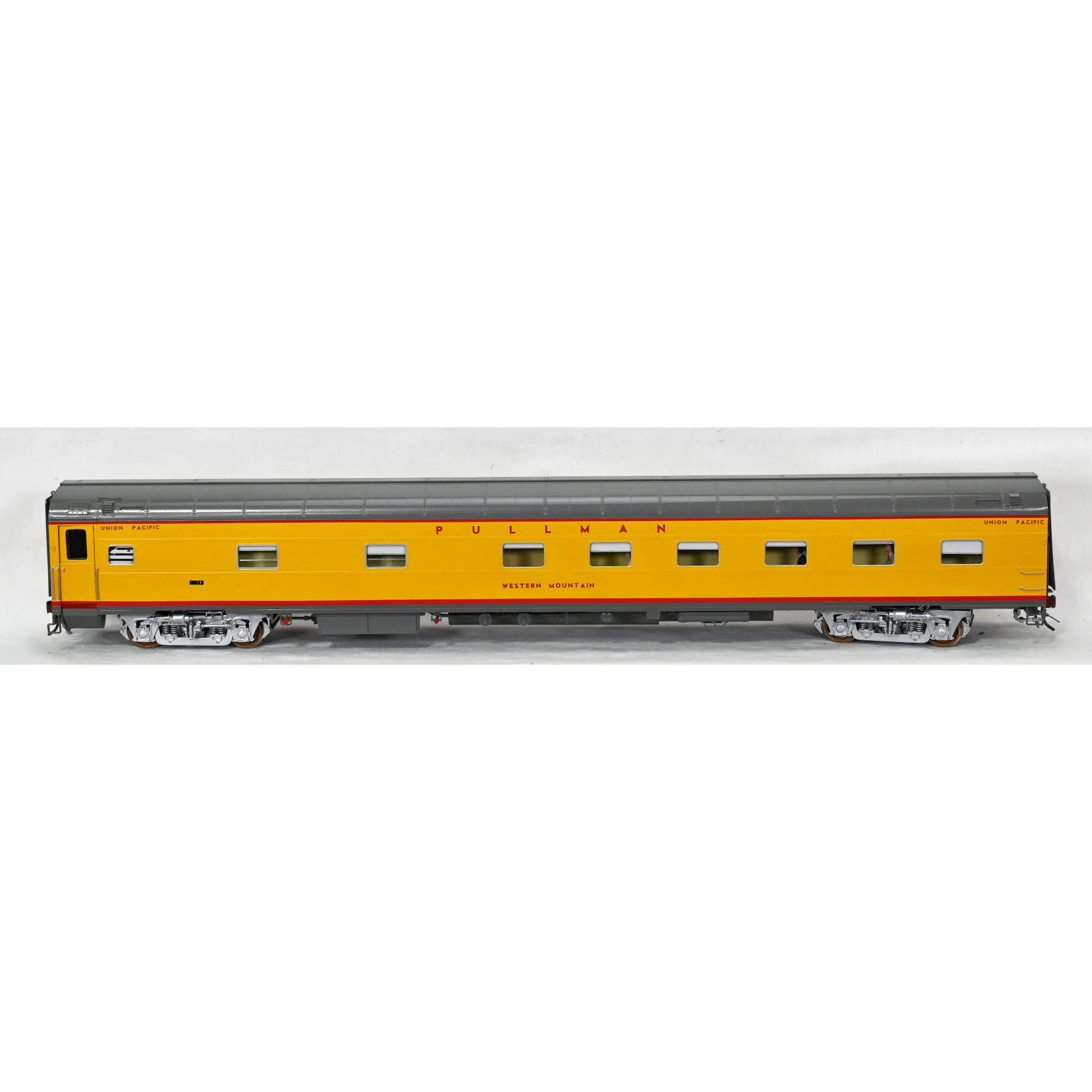 Wasatch O Brass 2-Rail Union Pacific Western Sleeper Passenger Car F/P OB w Interior - Image 4