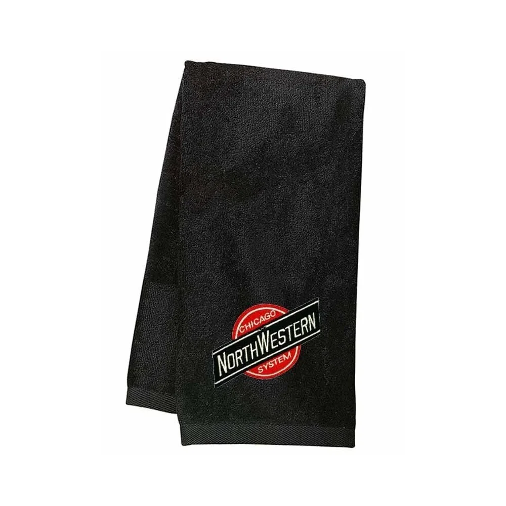 C&NW RAILROAD Logo # 158 Embroidered Hand Towel