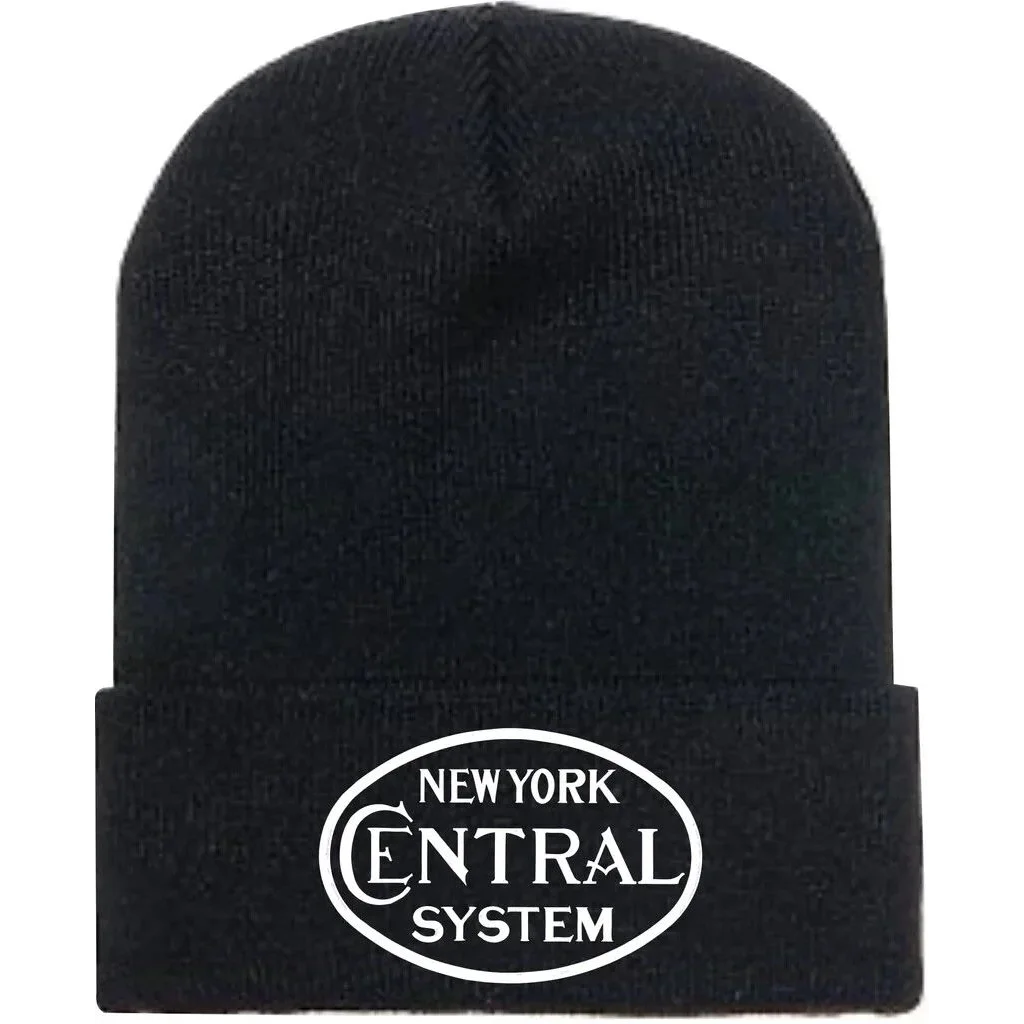 RAILROAD STOCKING CAP "NYC" Logo OVAL Embroidered